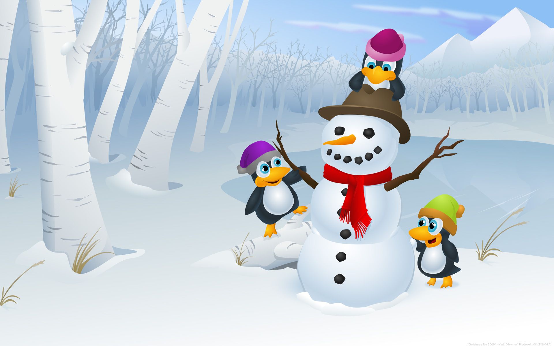 Cartoon Winter Wallpapers