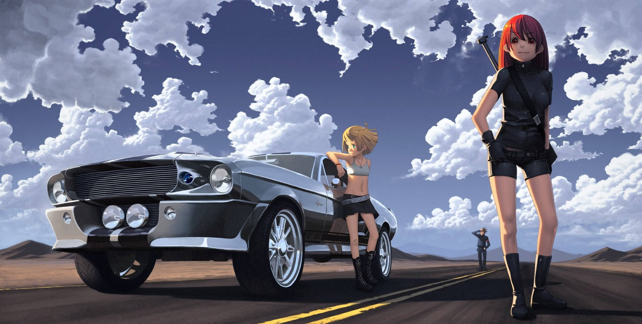 Cartoons Muscle Car Wallpapers