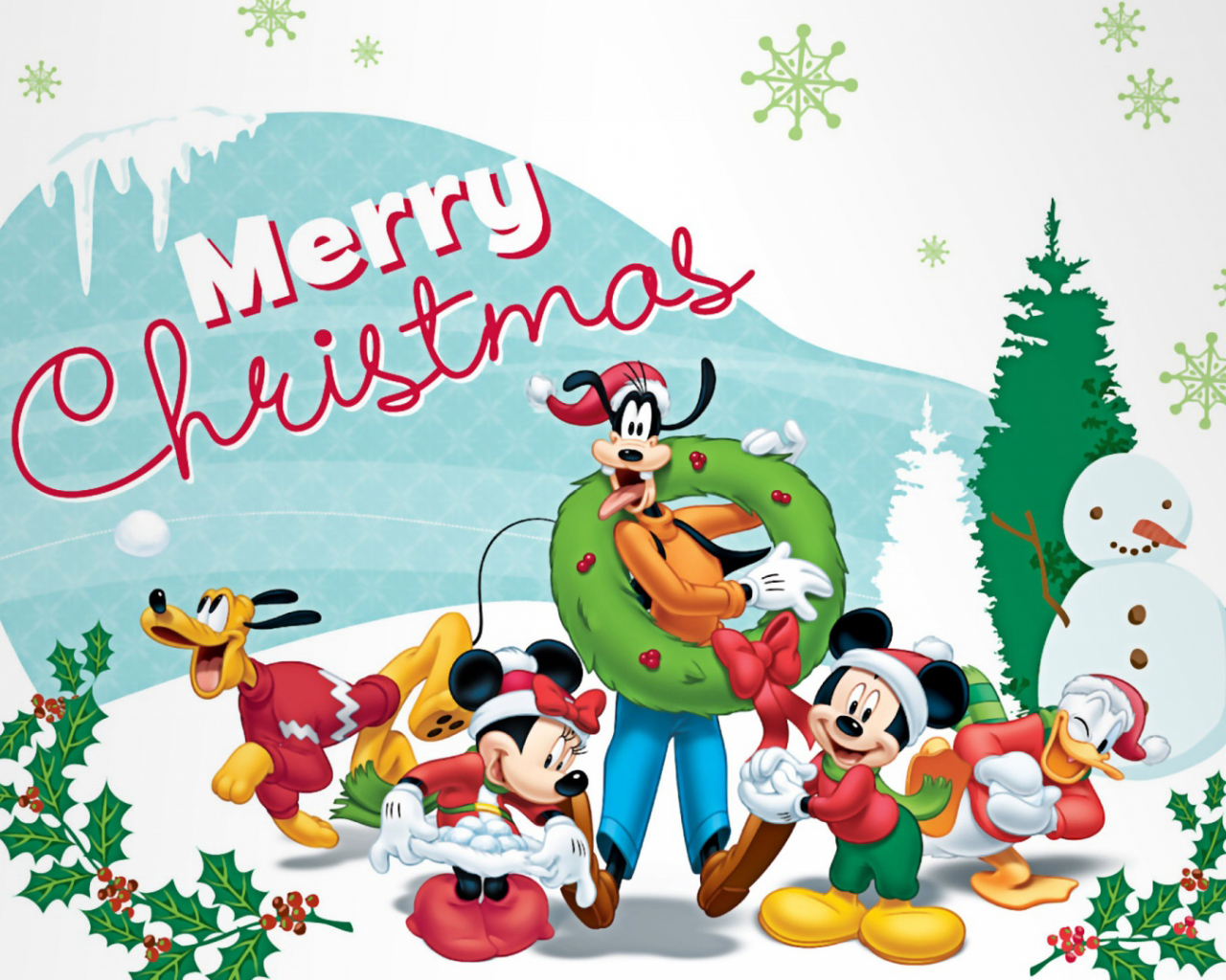 Mickey And Minnie Christmas Wallpapers