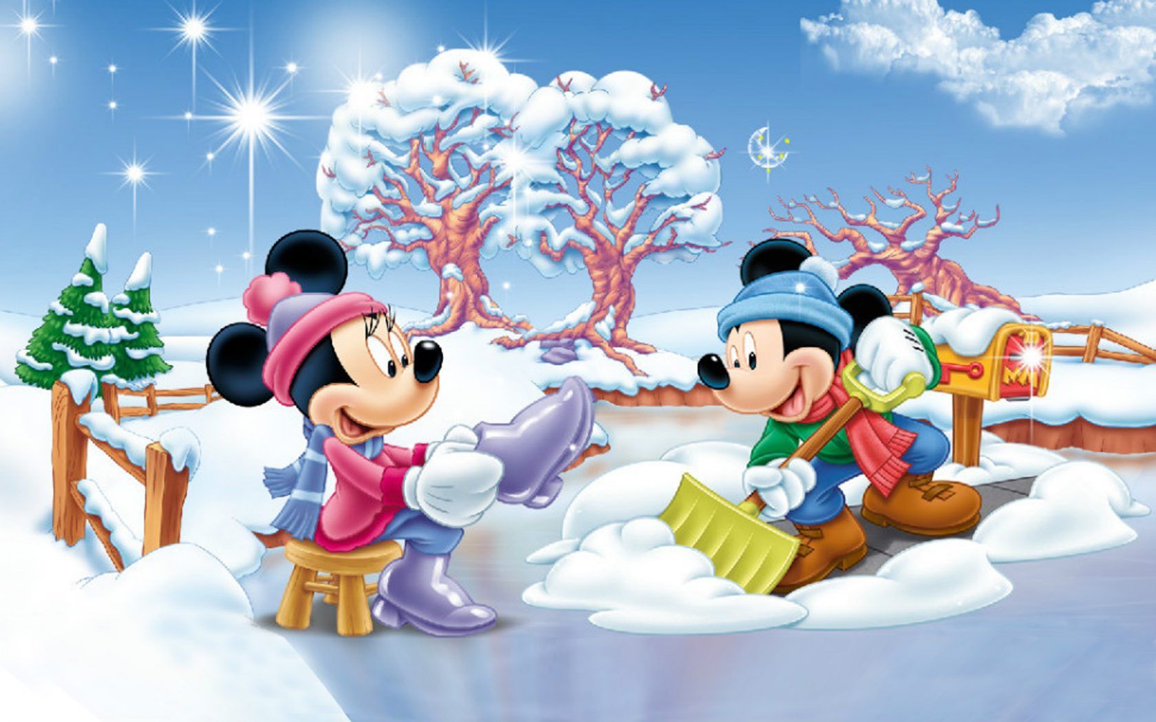 Mickey And Minnie Christmas Wallpapers