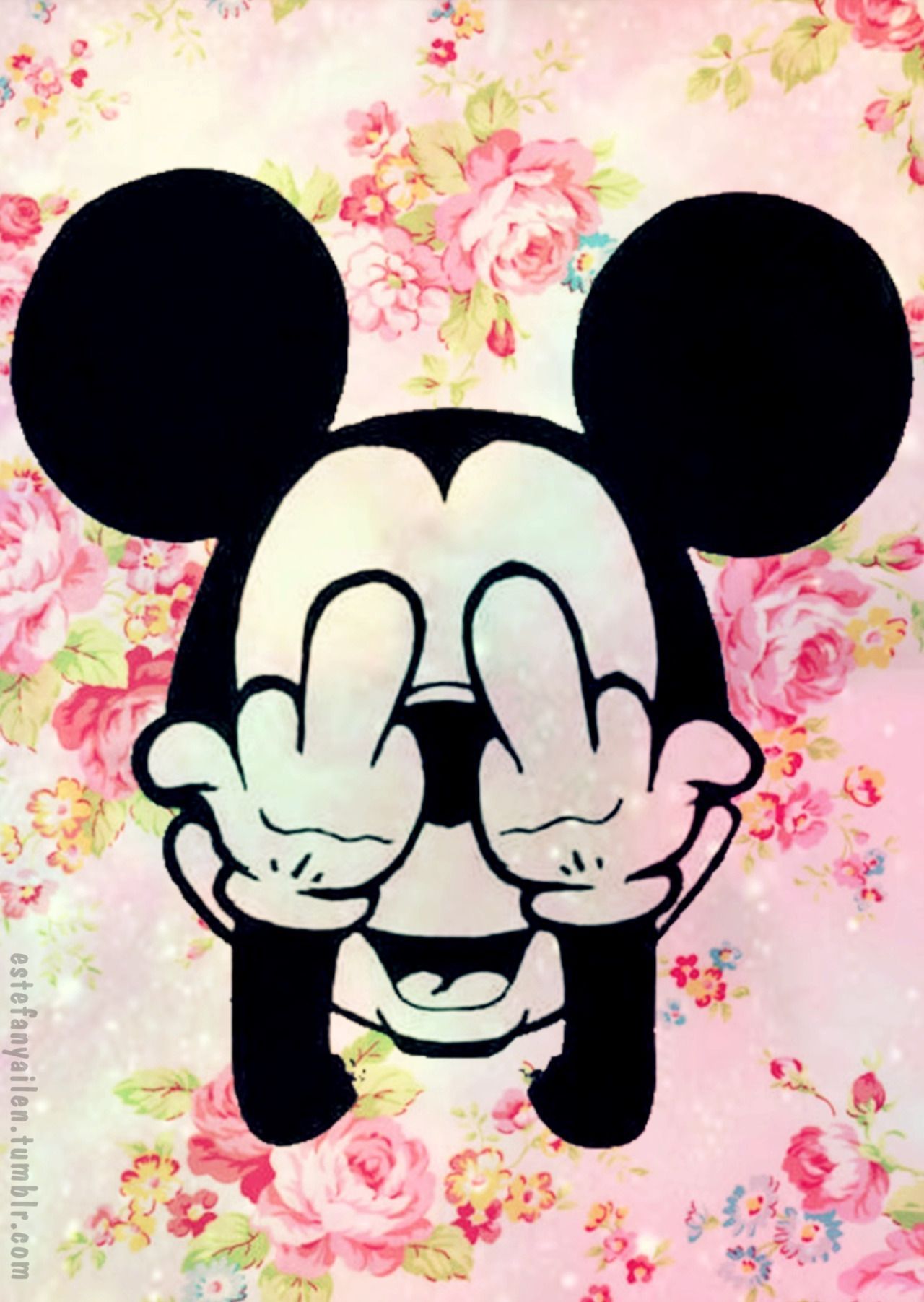 Mickey Mouse Obey Iphone Wallpapers