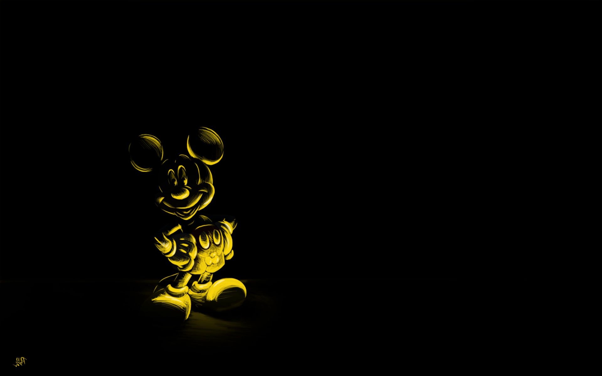 Mickey Mouse Silhouette Wallpapers