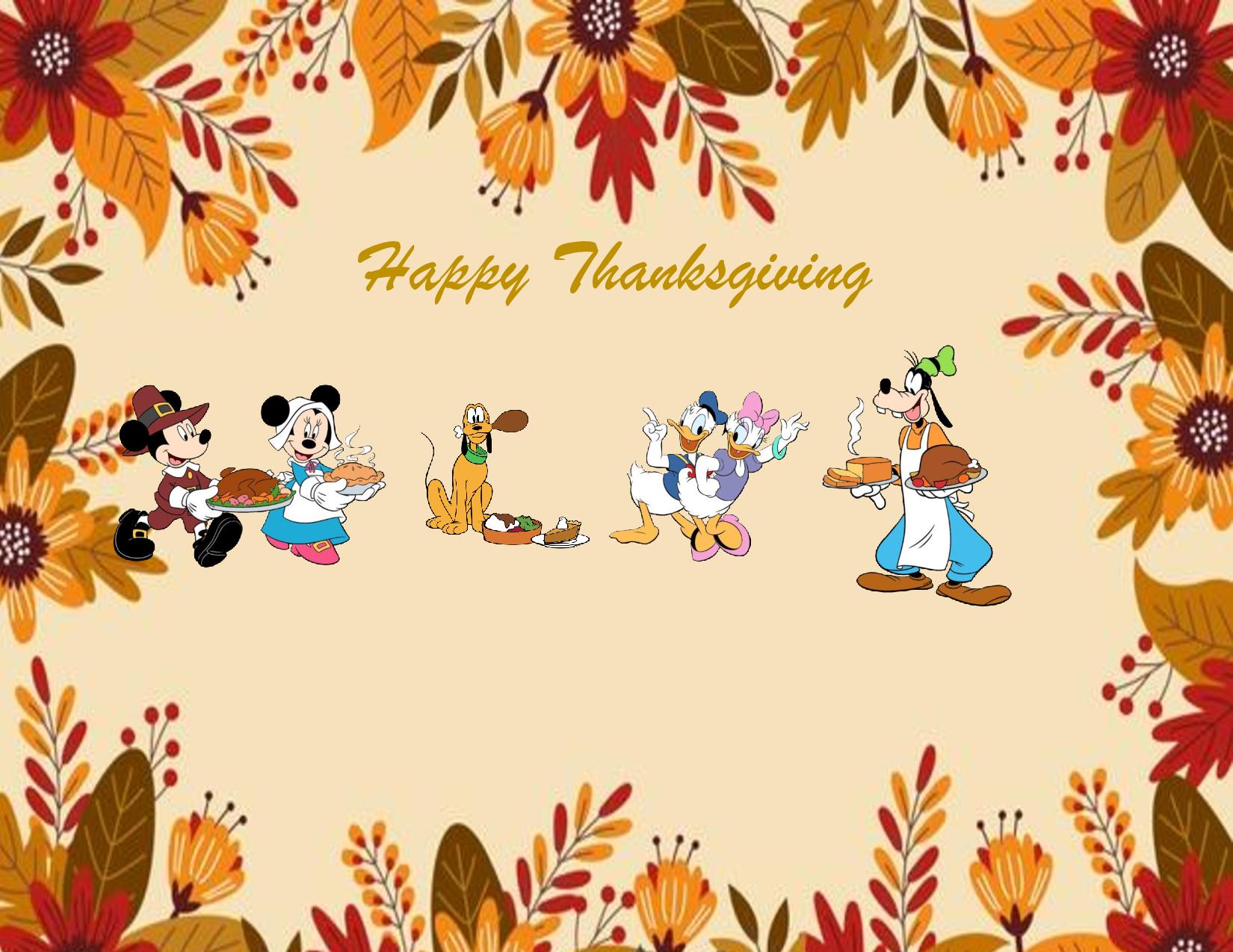 Mickey Mouse Thanksgiving Wallpapers