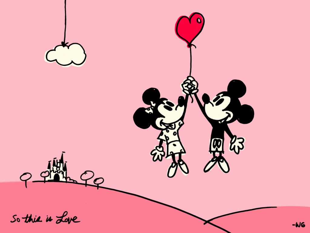 Mickey Mouse Valentines Day Wallpapers