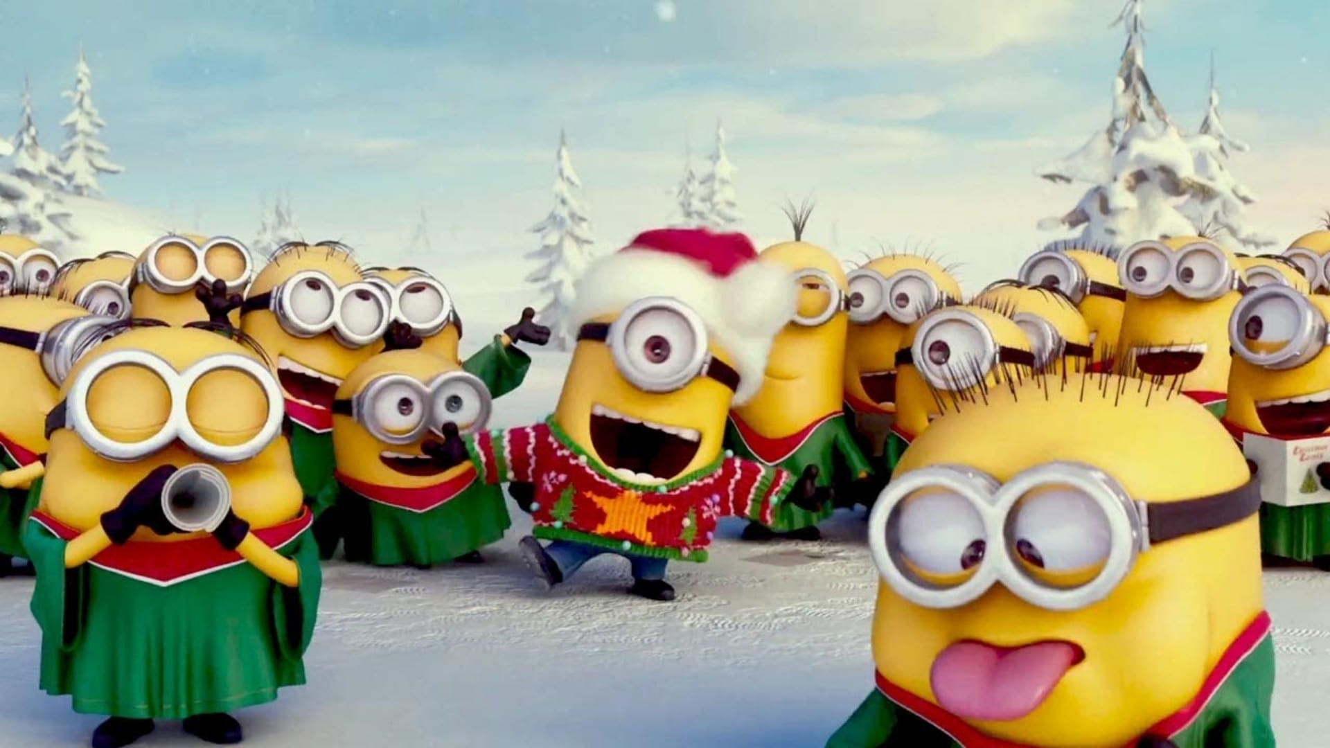 Minions Christmas Wallpapers