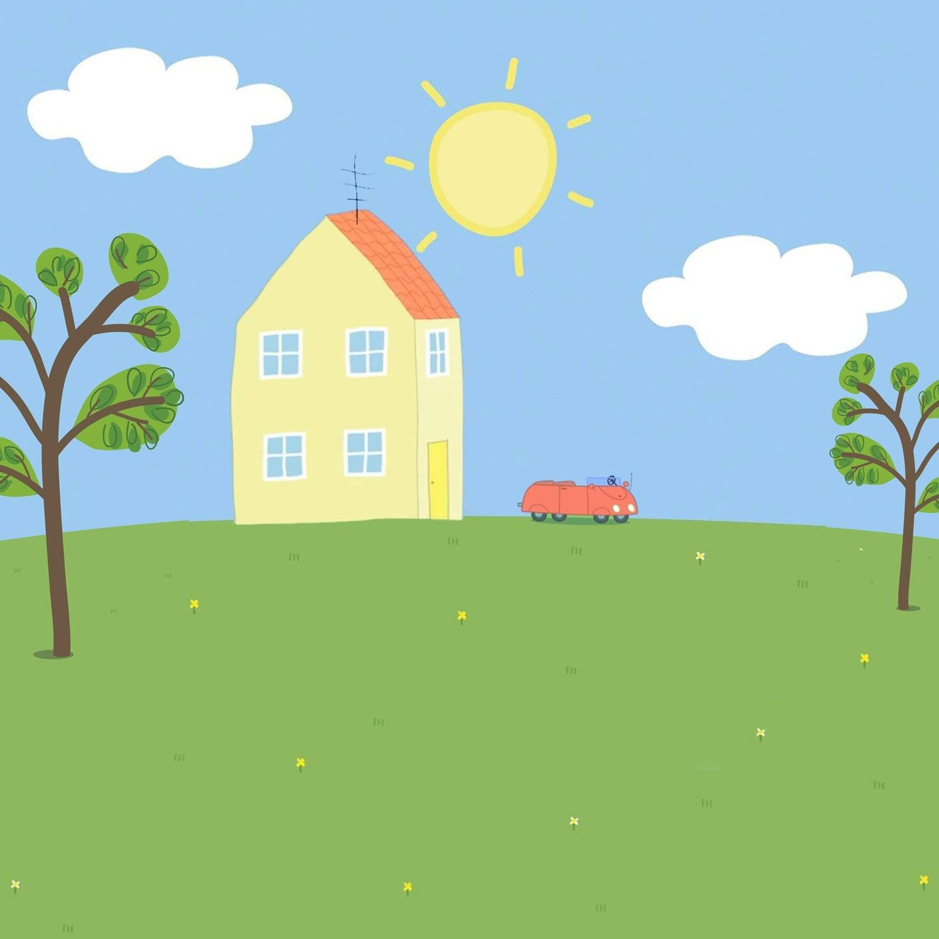 Peppa Pig House Hd Wallpapers