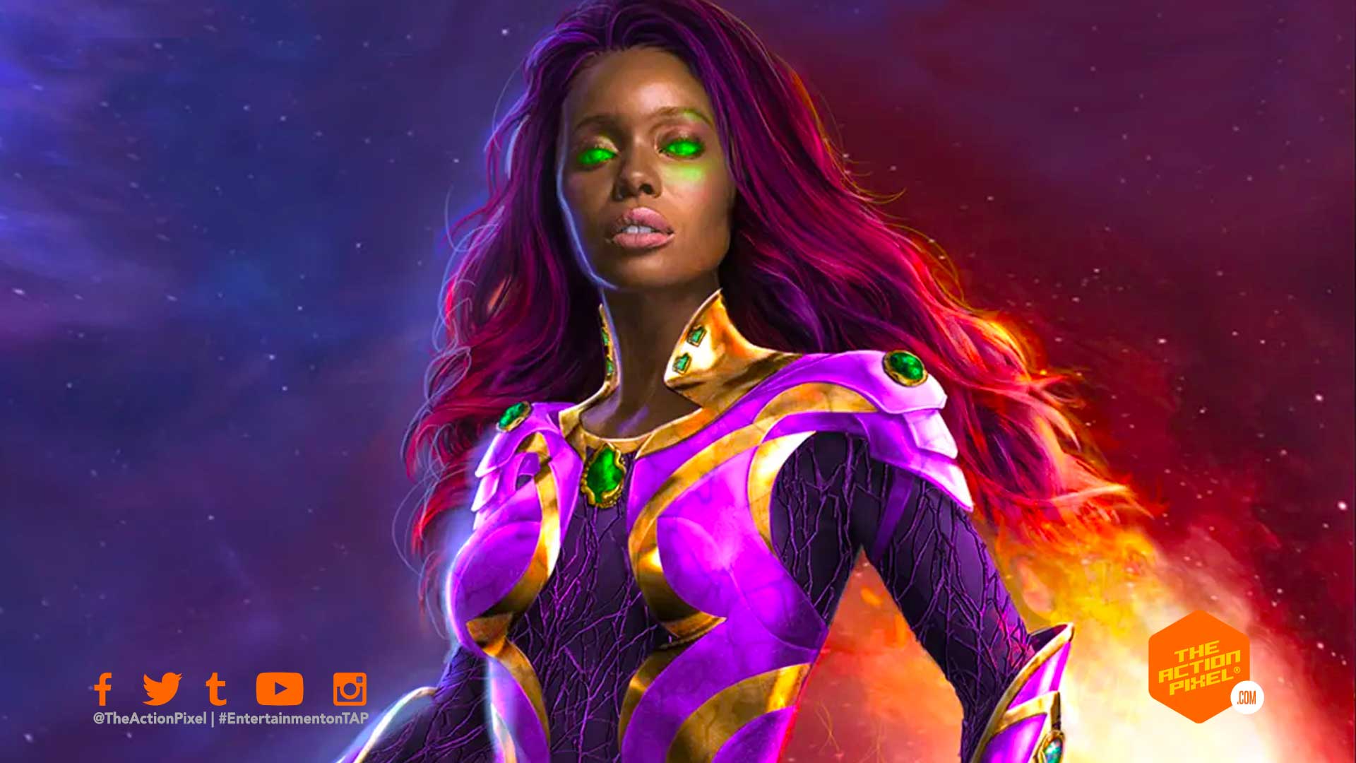 Anna Diop As Starfire Wallpapers