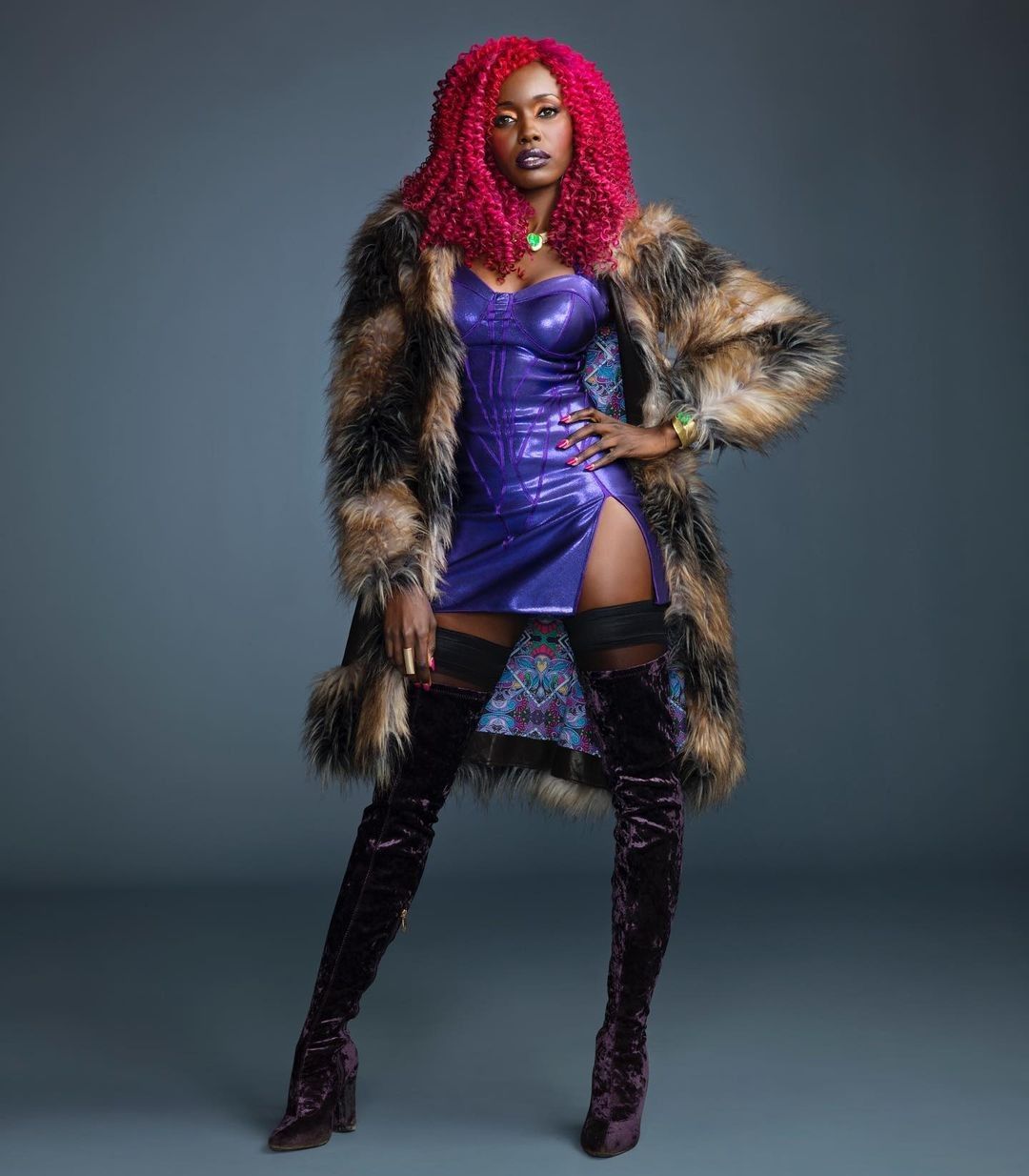 Anna Diop As Starfire Wallpapers