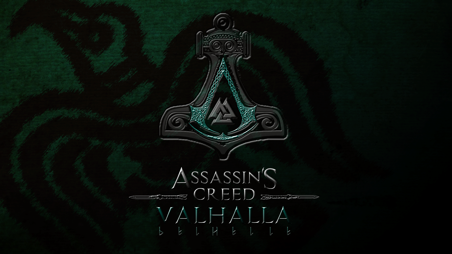 Assassins Creed Valhalla Cool Logo Wallpapers