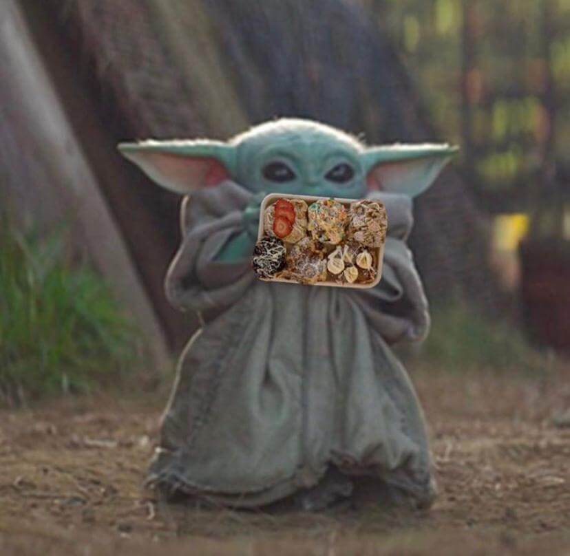 Baby Yoda Eating Oreos Wallpapers