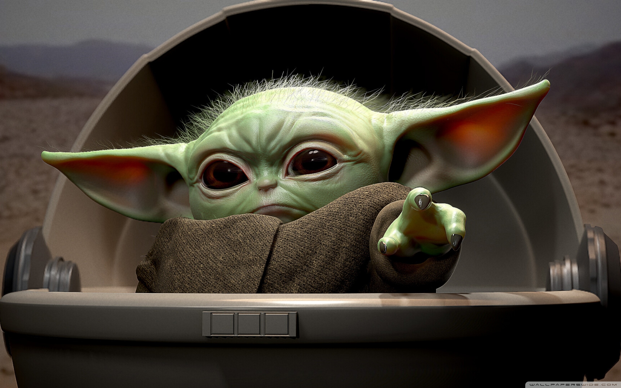 Baby Yoda Grogu Star Wars Art Wallpapers