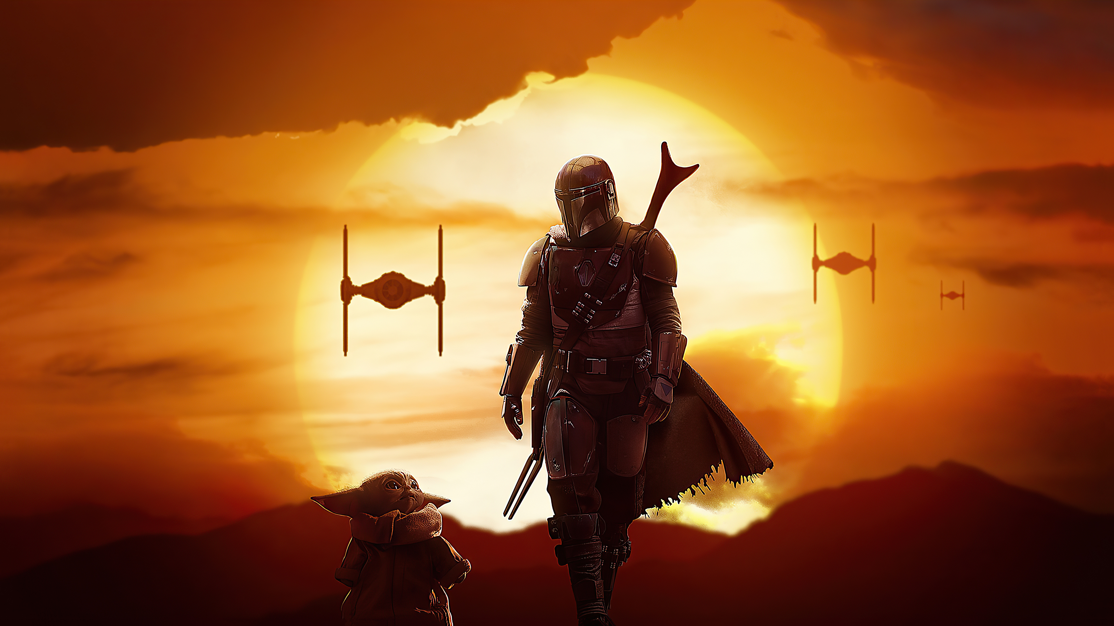 Baby Yoda The Mandalorian 4K Wallpapers