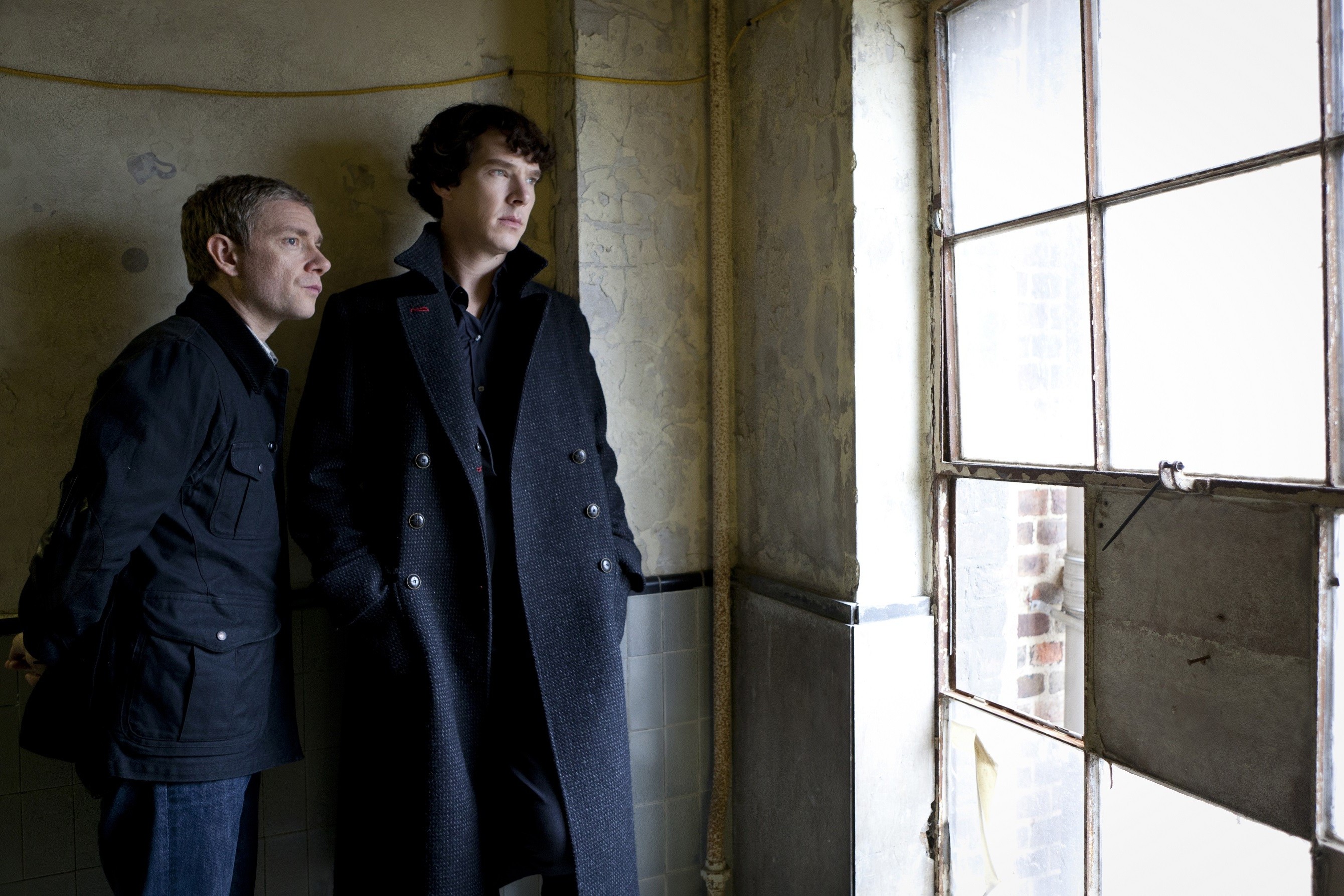 Benedict Cumberbatch And Martin Freeman Sherlock Artwork Wallpapers