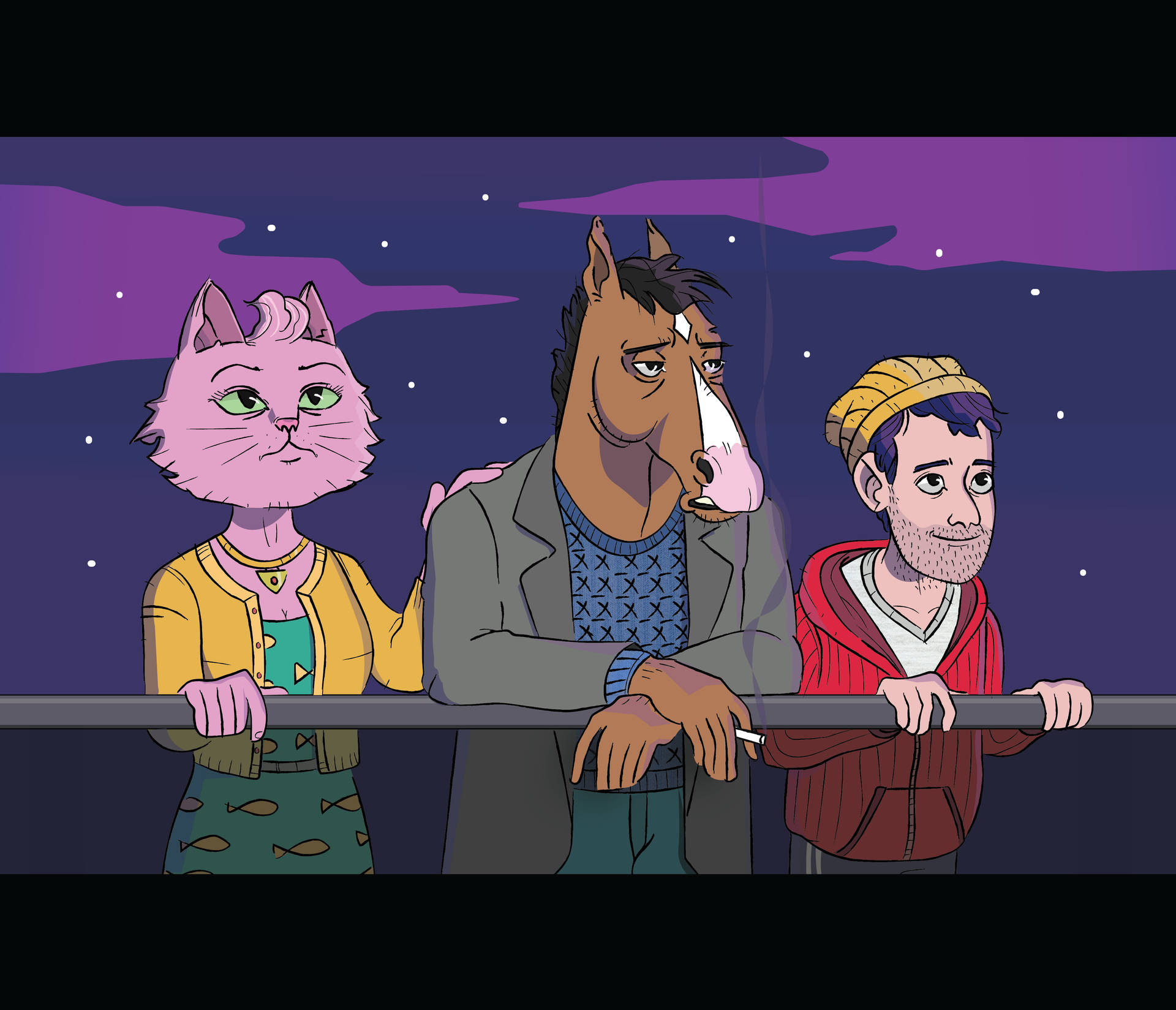 Bojack Horseman And Carolyn Wallpapers