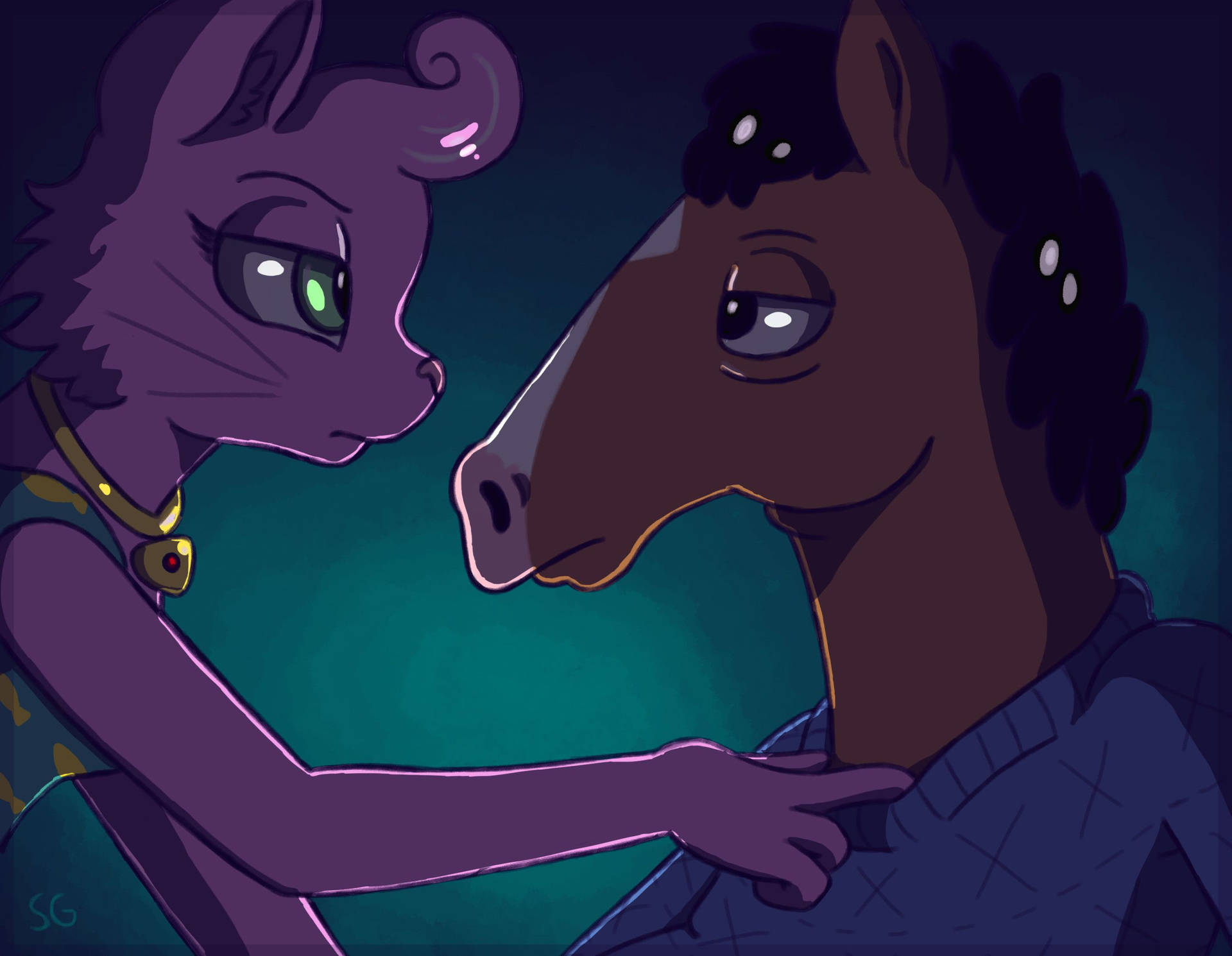 Bojack Horseman And Carolyn Wallpapers