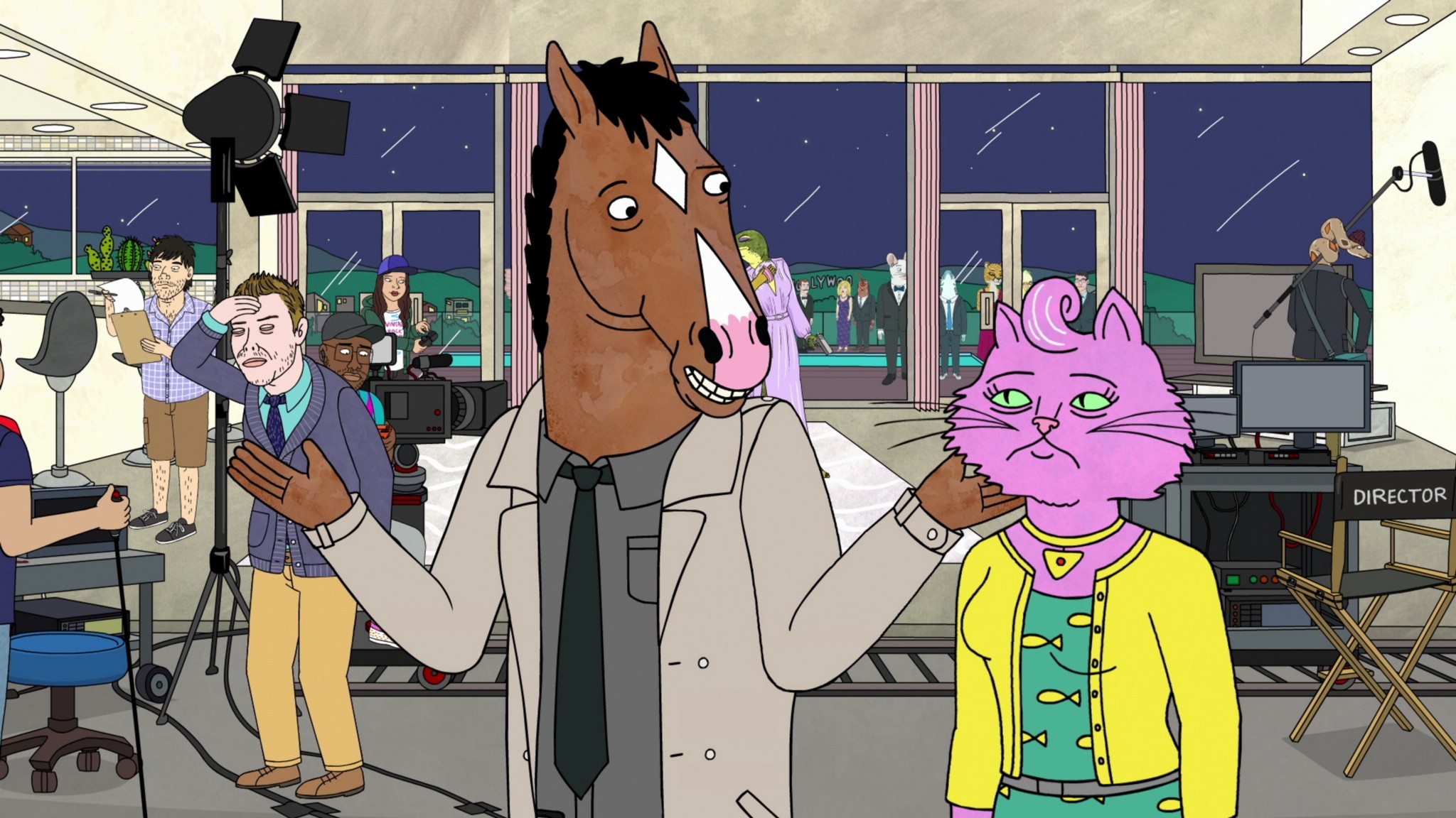 Bojack Horseman And Carolyn Wallpapers