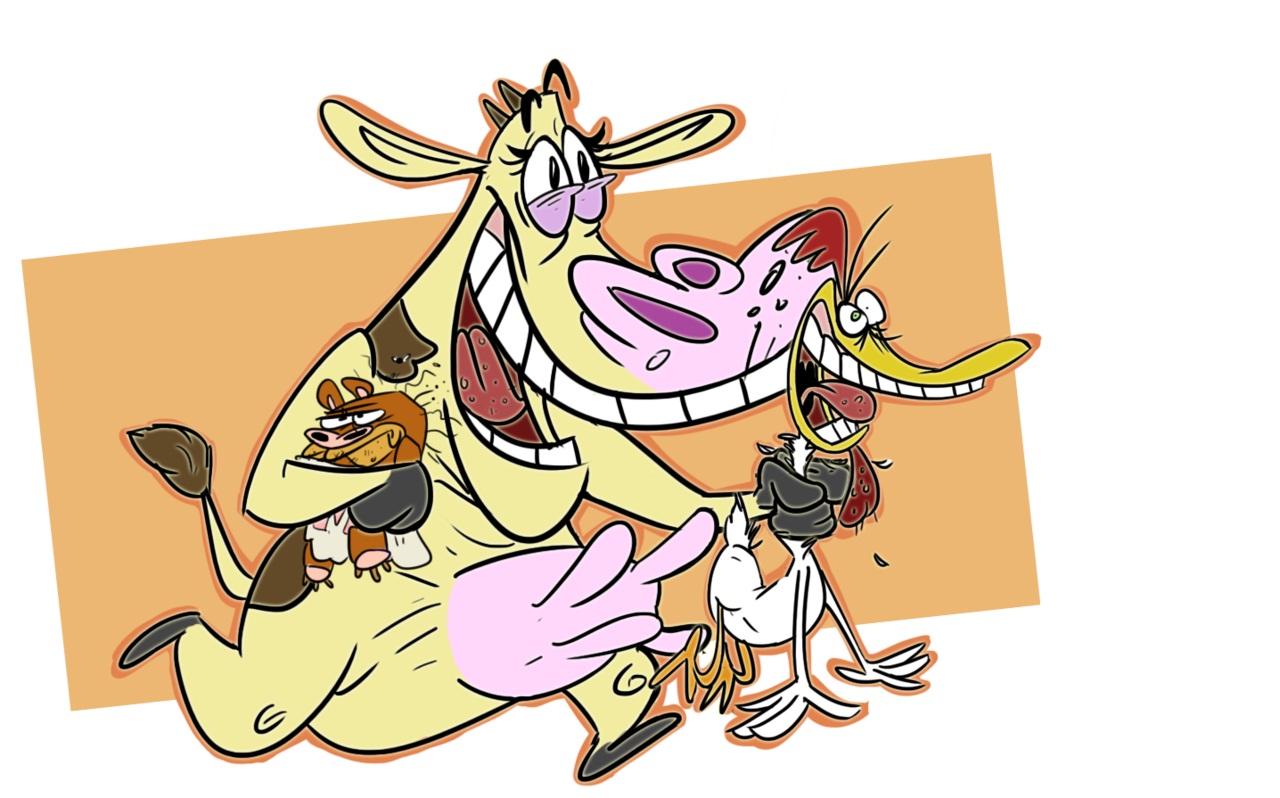 Cow And Chicken Wallpapers