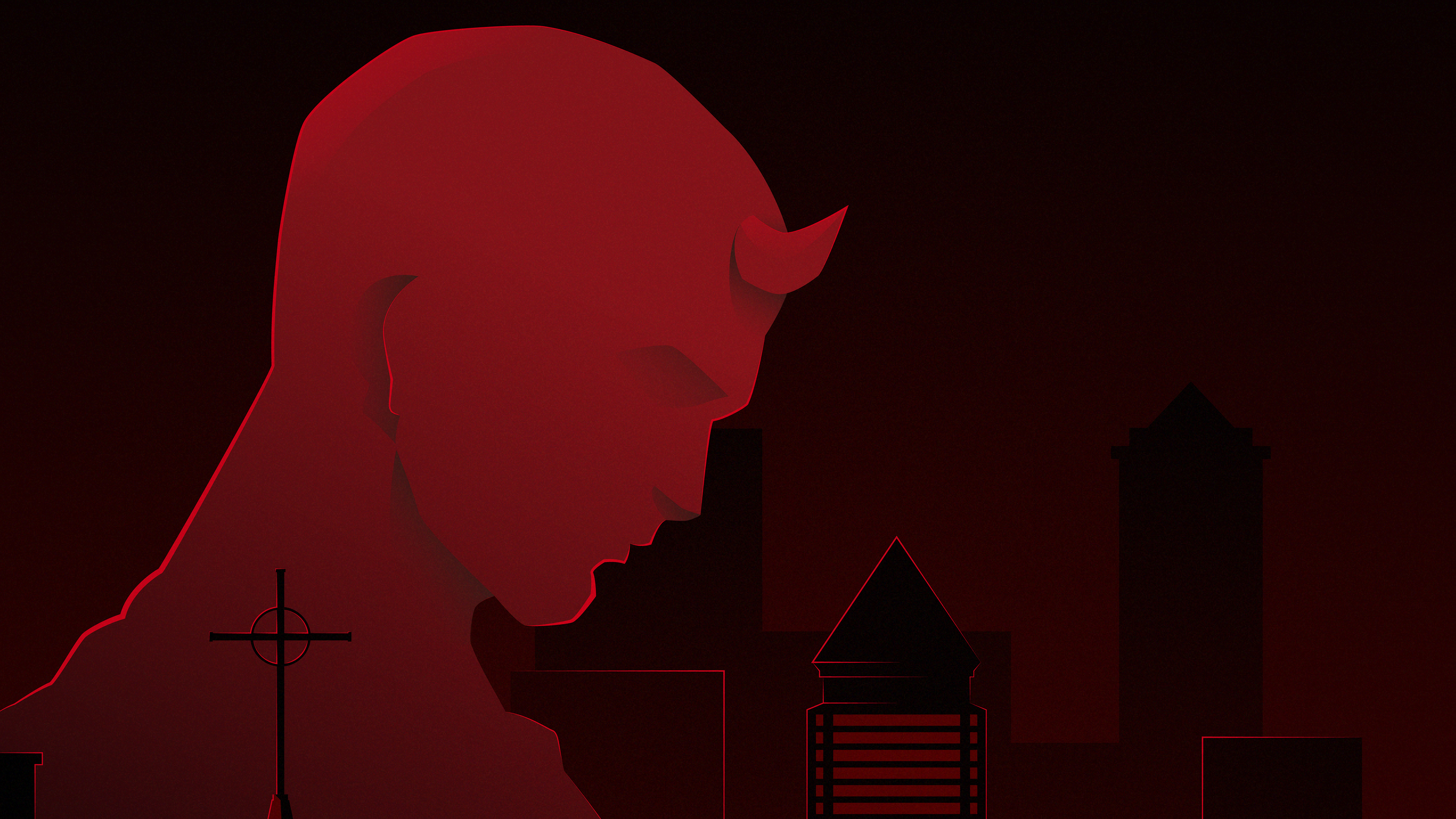 Daredevil Minimalism Poster Wallpapers