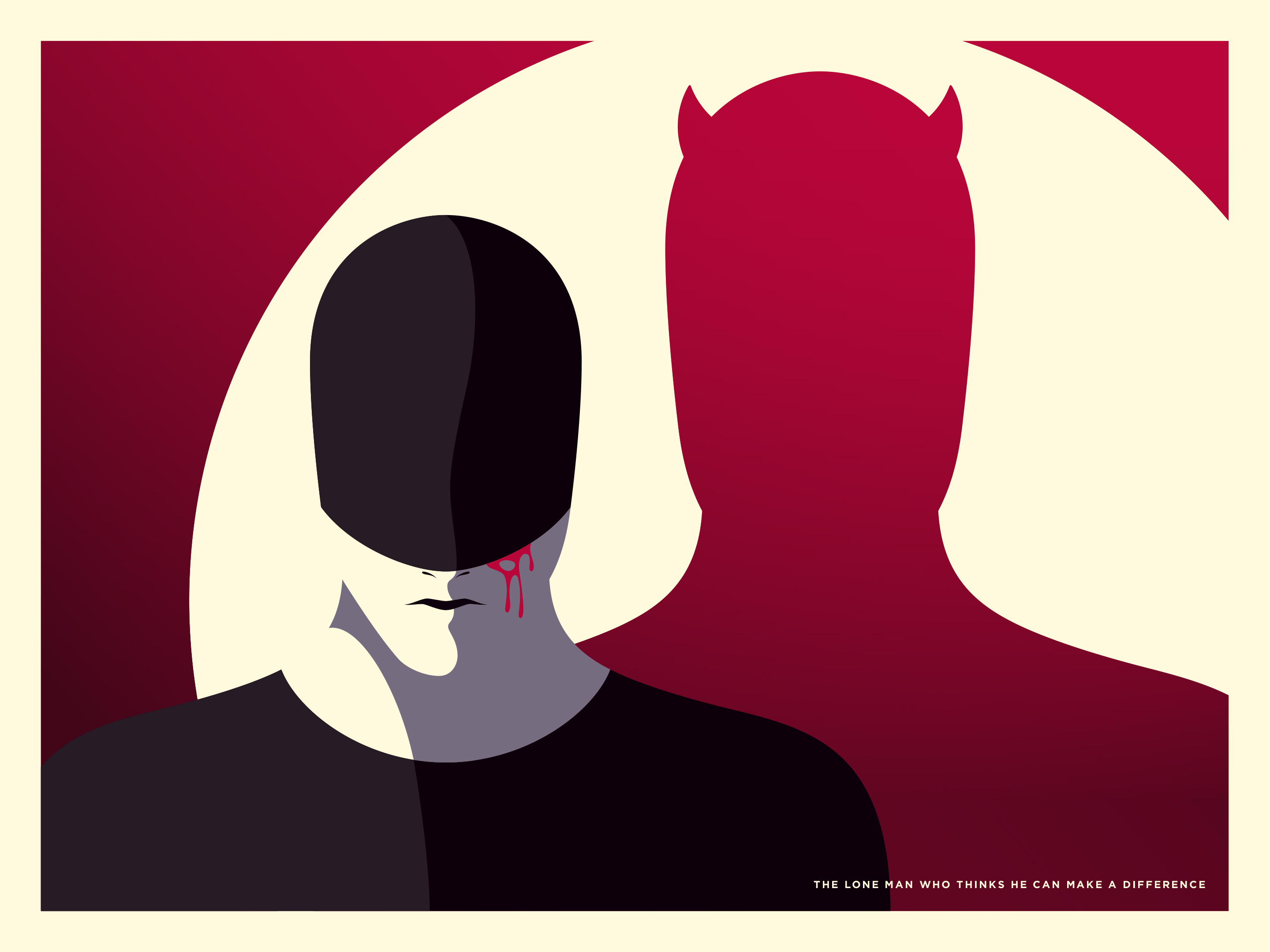 Daredevil Minimalism Poster Wallpapers