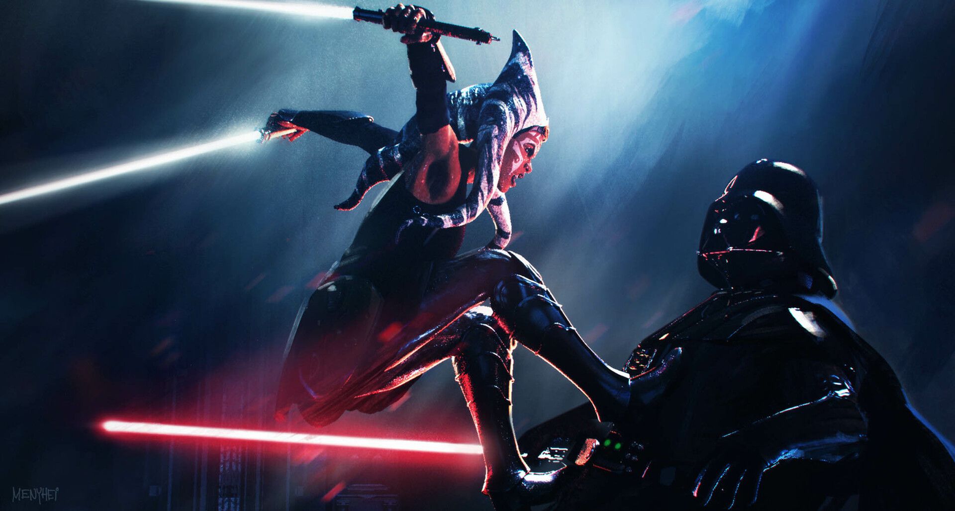 Darth Vader X Ahsoka Star Wars Wallpapers