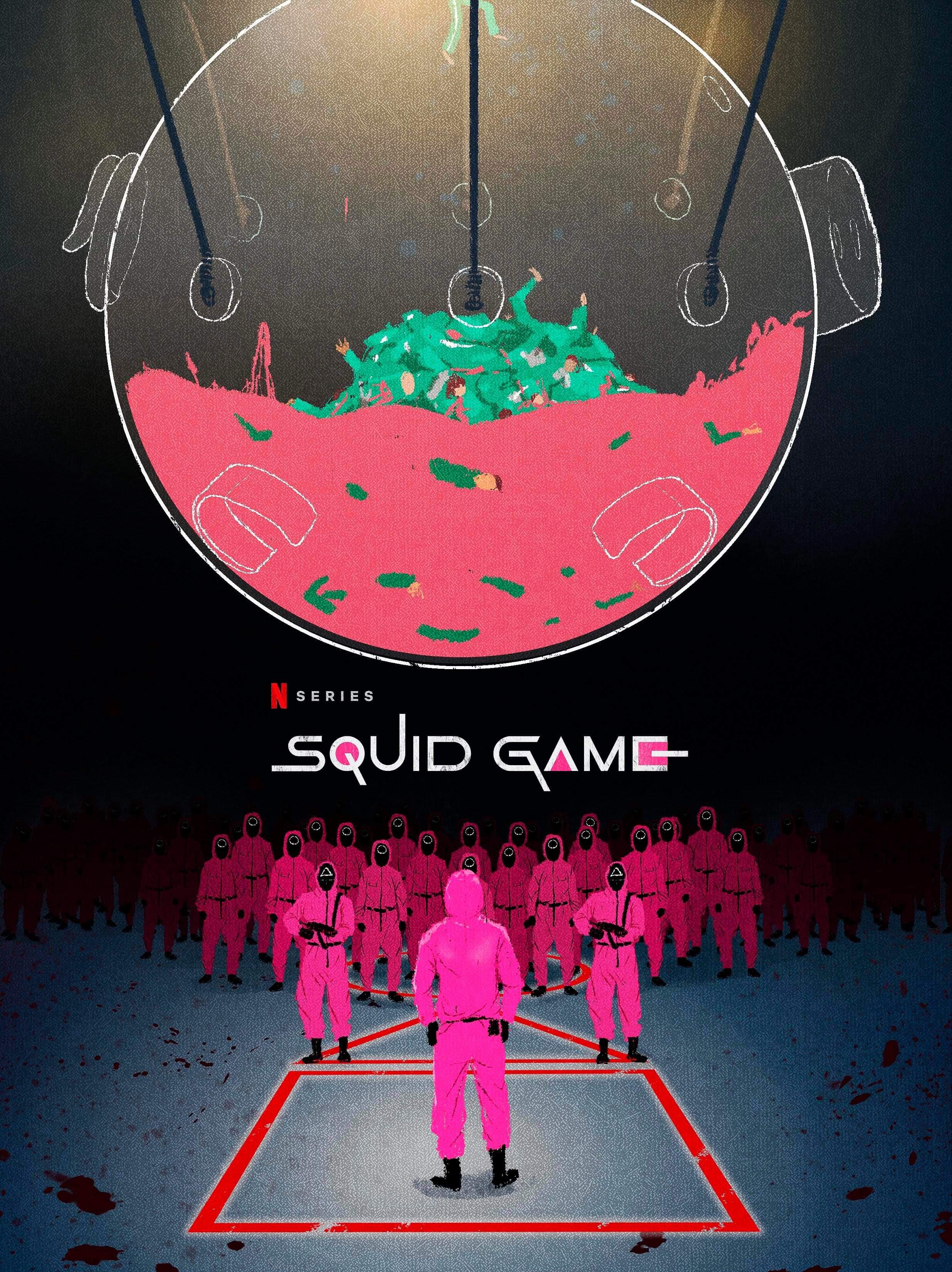 Digital Art Of Squid Game Show Wallpapers