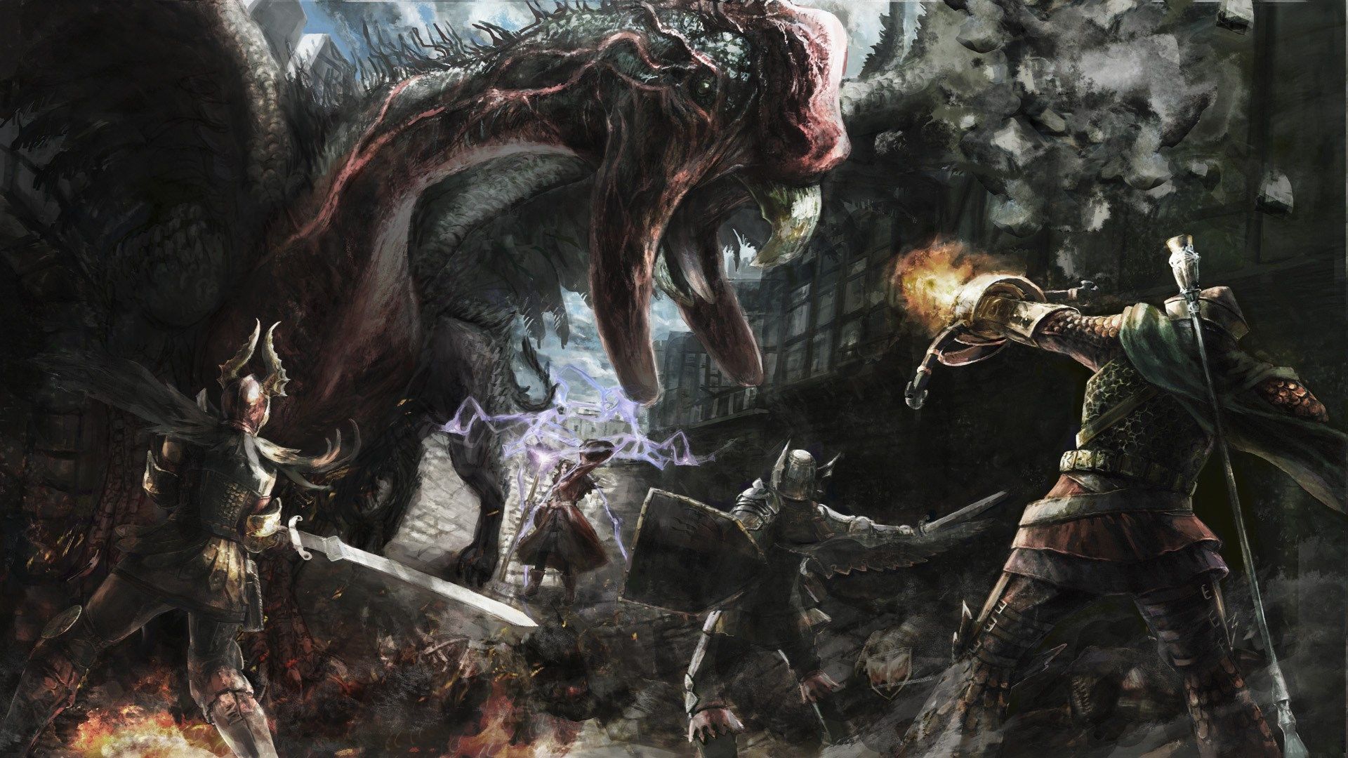 Dragons Dogma Anime Netflix Wallpapers