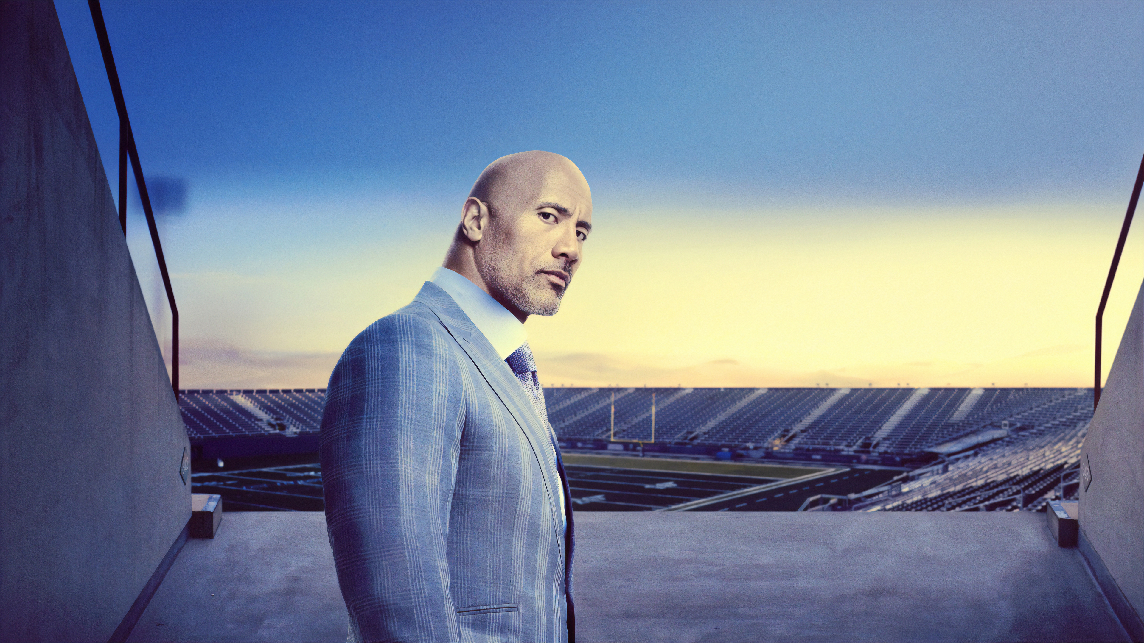 Dwayne Johnson In Ballers Tv Show Wallpapers