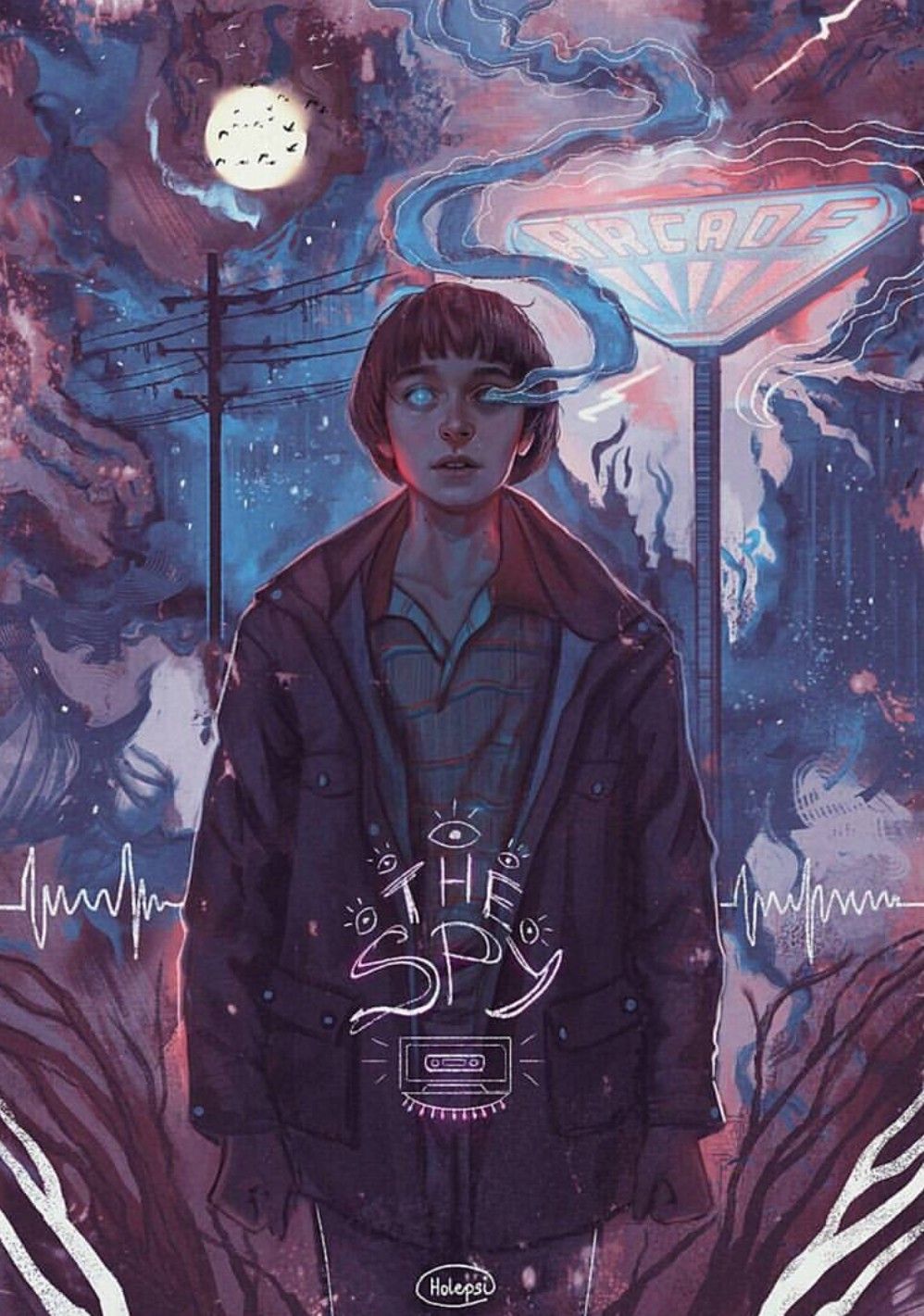 Eleven Stranger Things Artwork Wallpapers