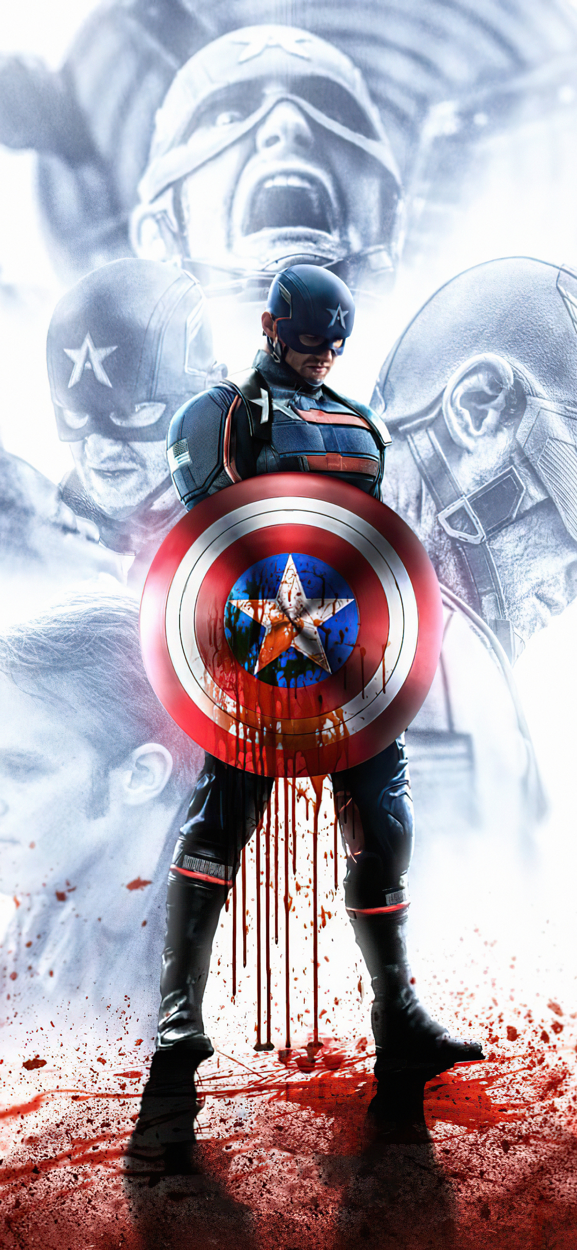 Falcon As Captain America Art Wallpapers