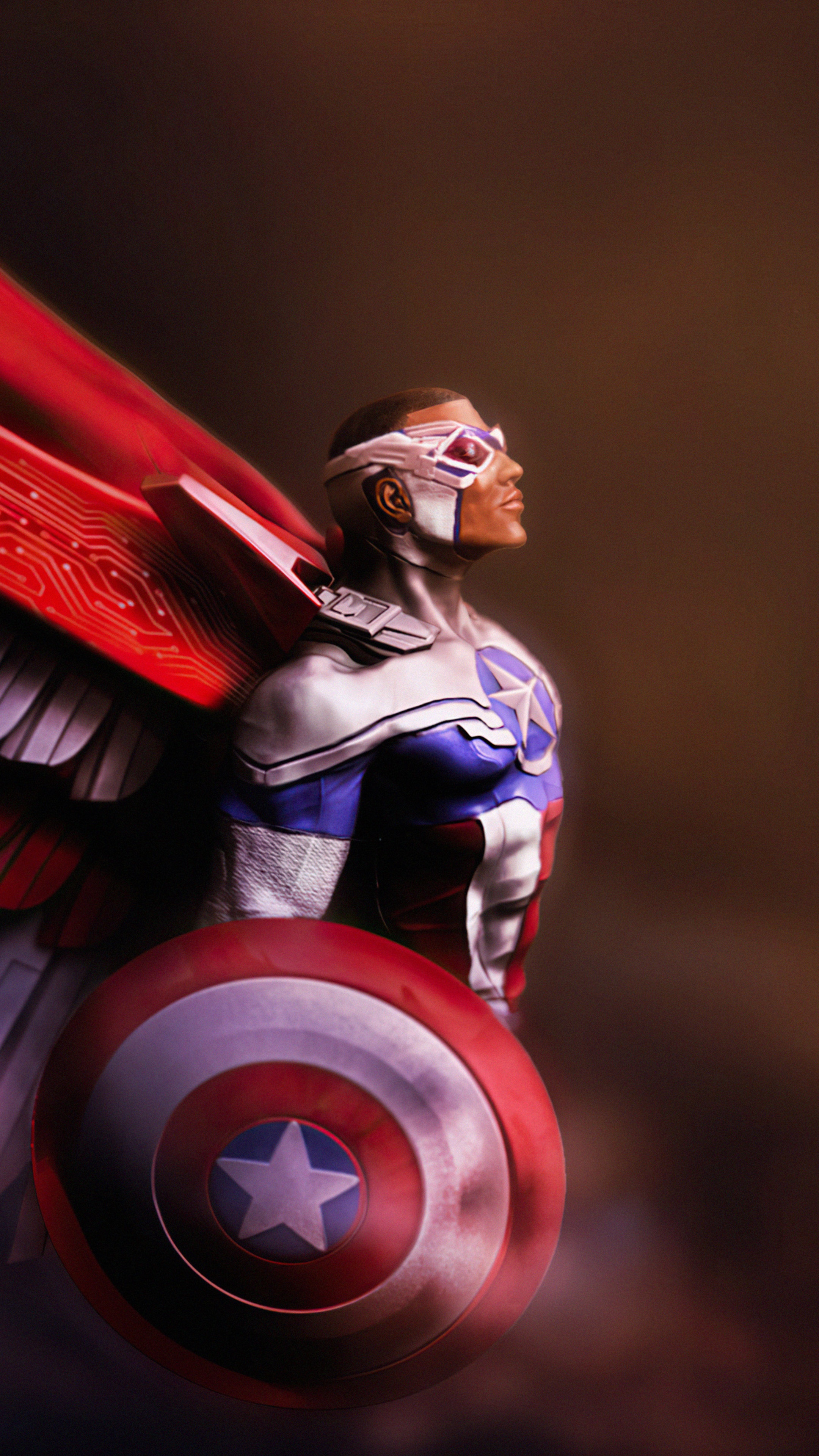 Falcon As Captain America Art Wallpapers