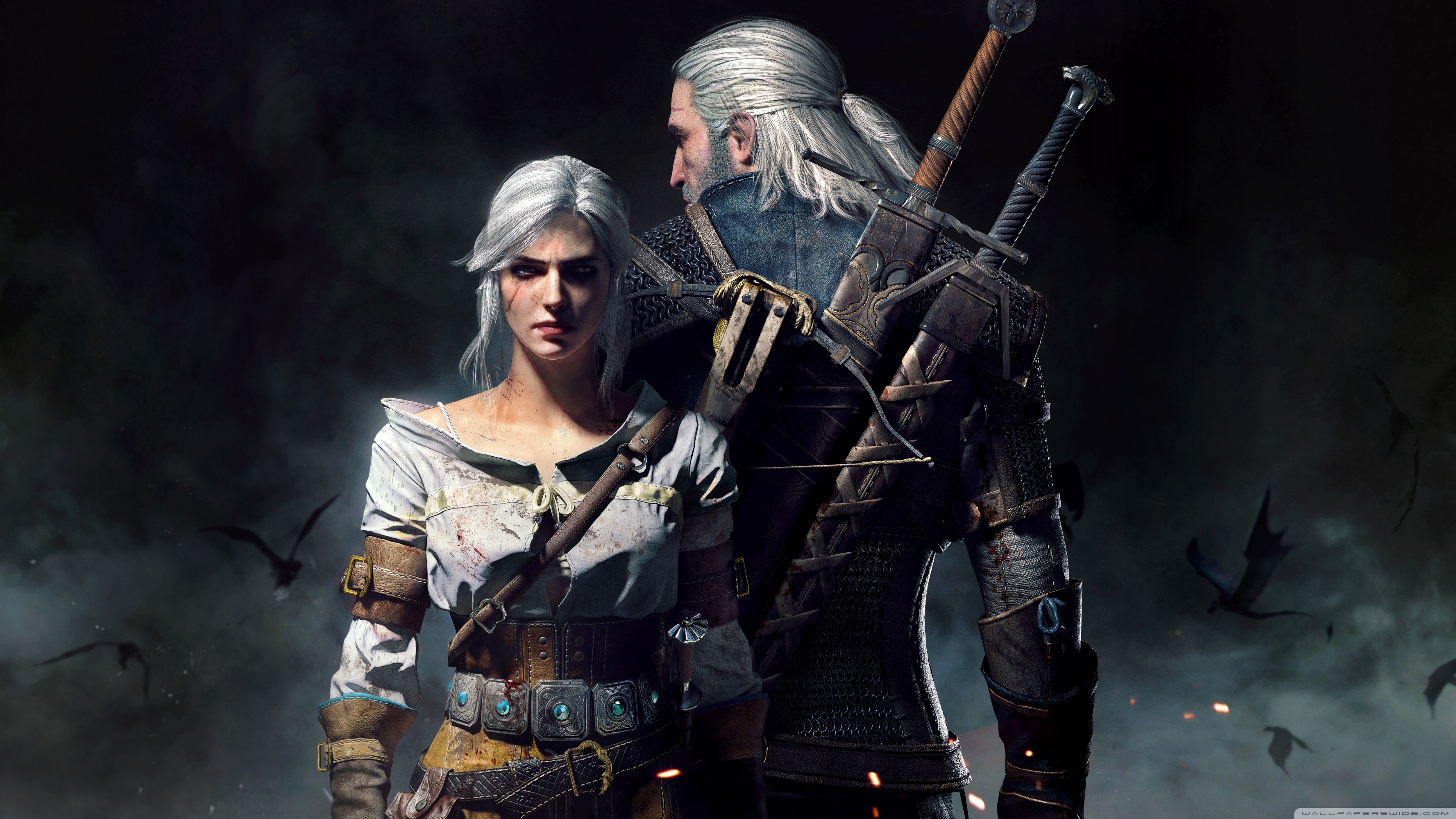 Geralt And Yennefer In The Witcher 4K Wallpapers