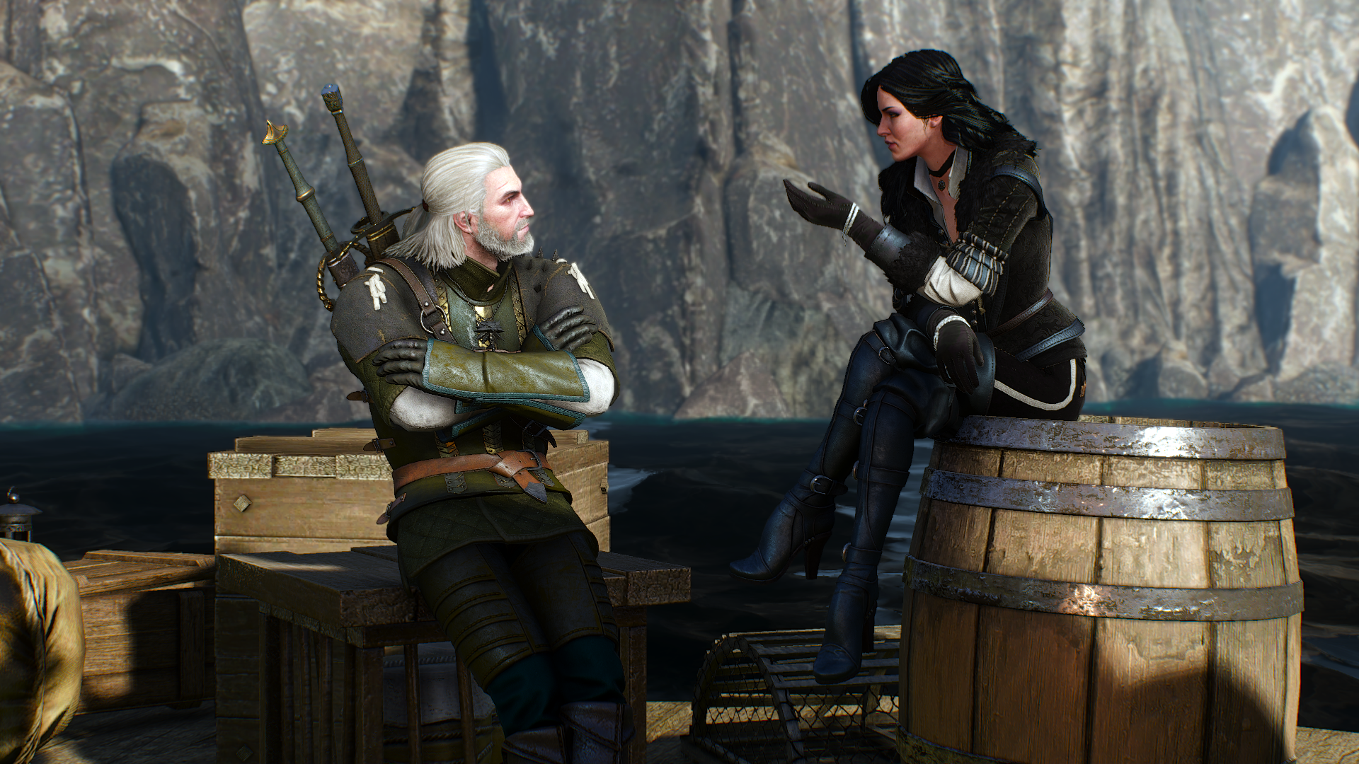 Geralt And Yennefer In The Witcher 4K Wallpapers
