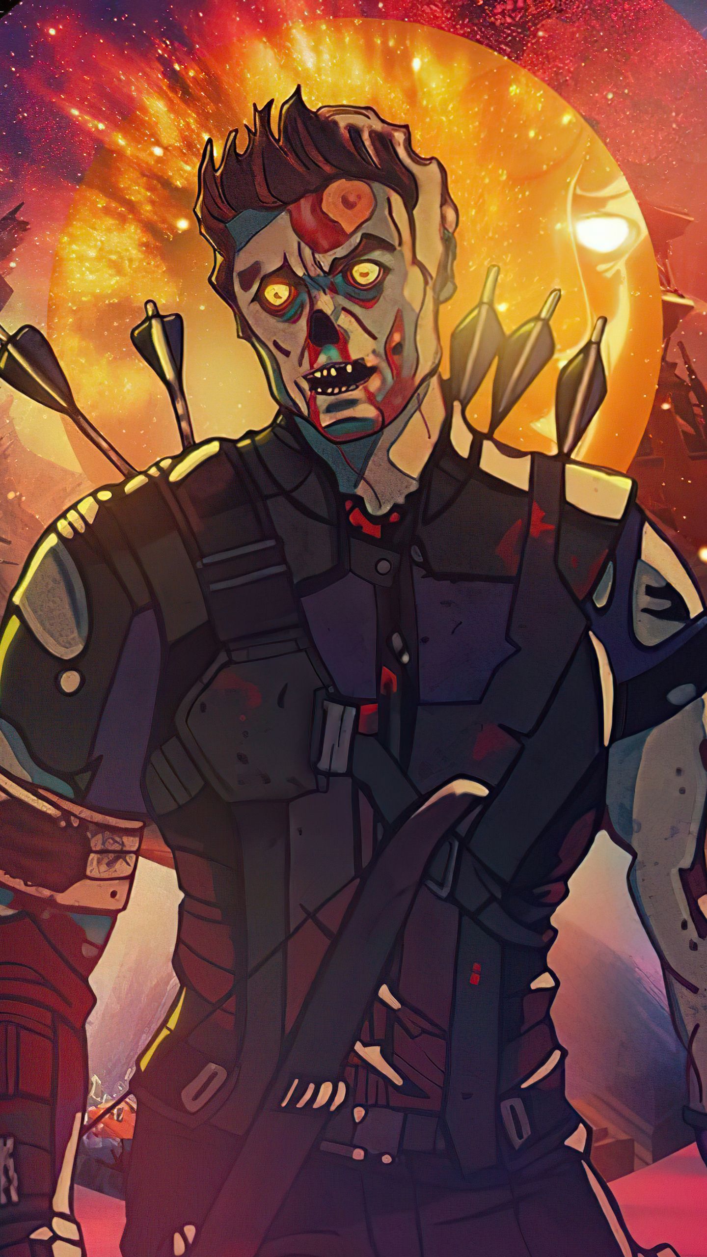 Hawkeye Zombie What If Wallpapers