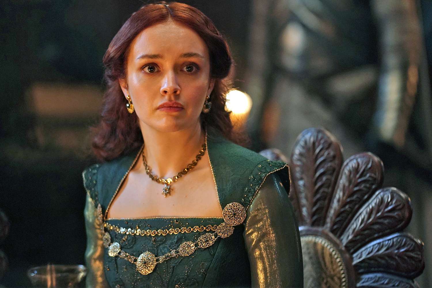 House Of Dragon Olivia Cooke As Alicent Hightower Wallpapers