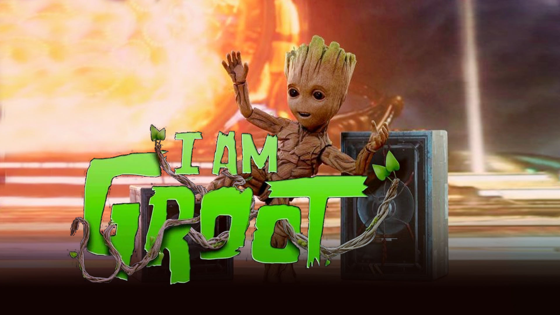 I Am Groot Disney Logo Wallpapers