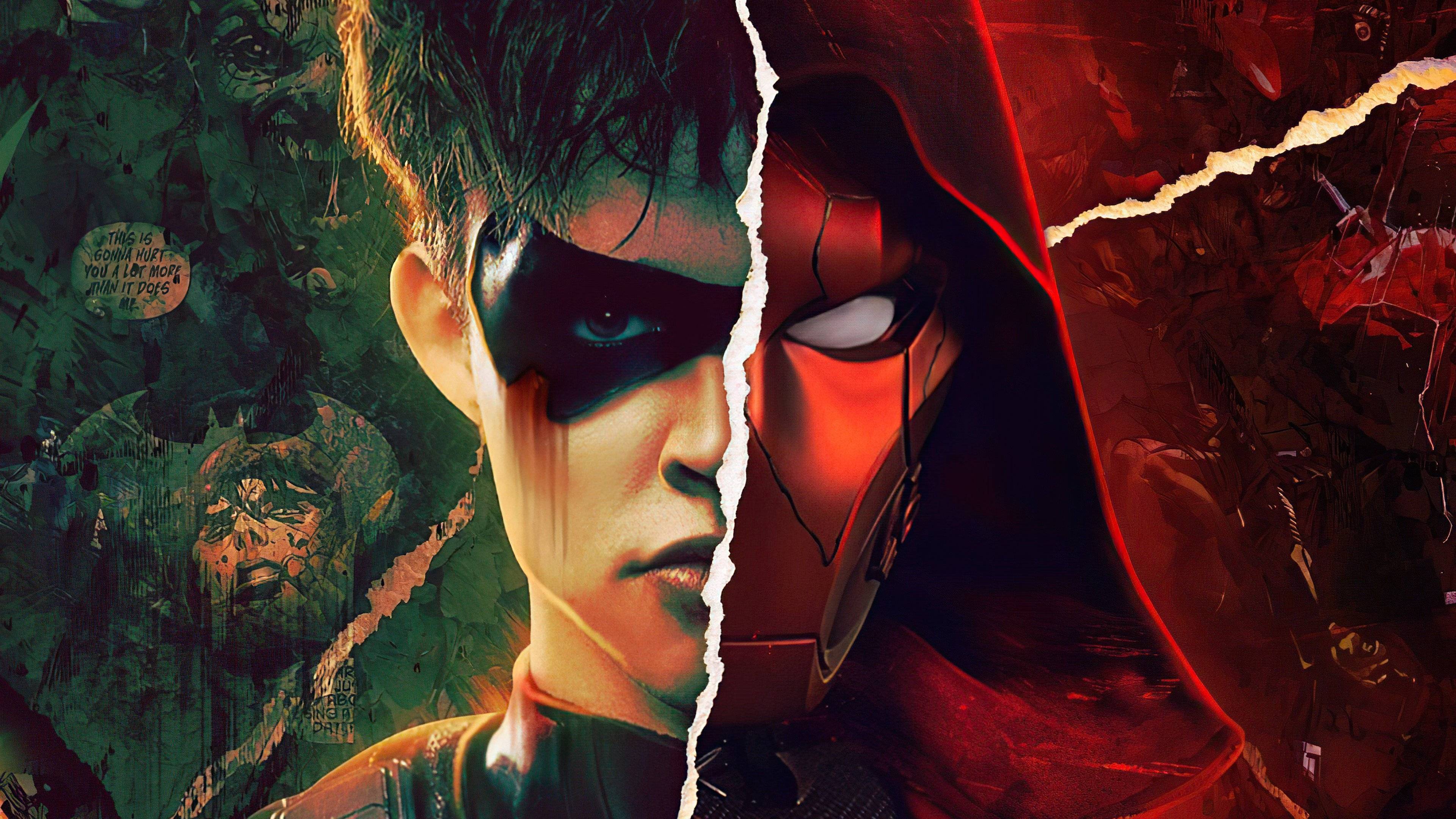 Jason Todd As Red Hood Titans Season 3 Concept Art Wallpapers