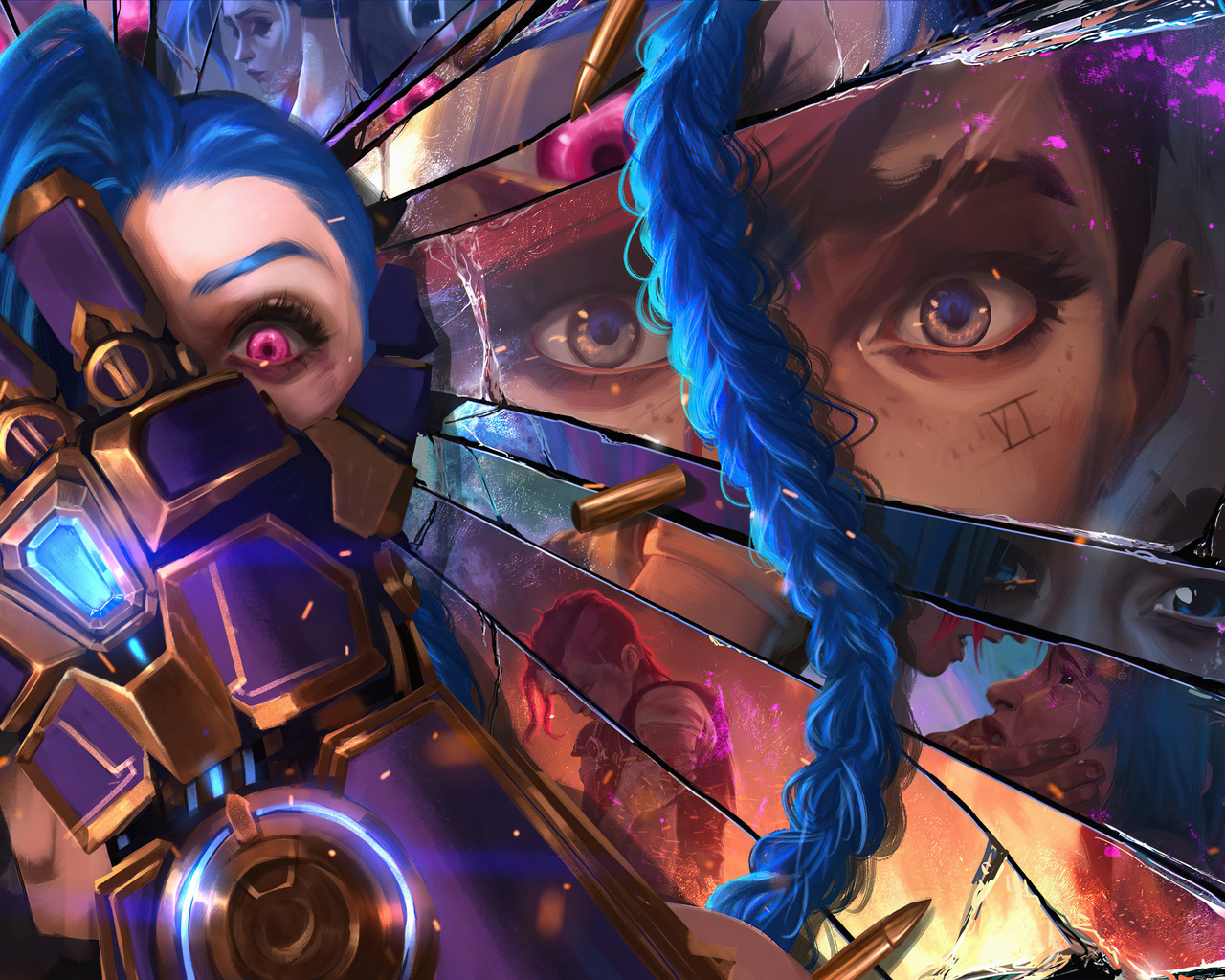 Jinx League Of Legends 5K Hd Arcane Wallpapers