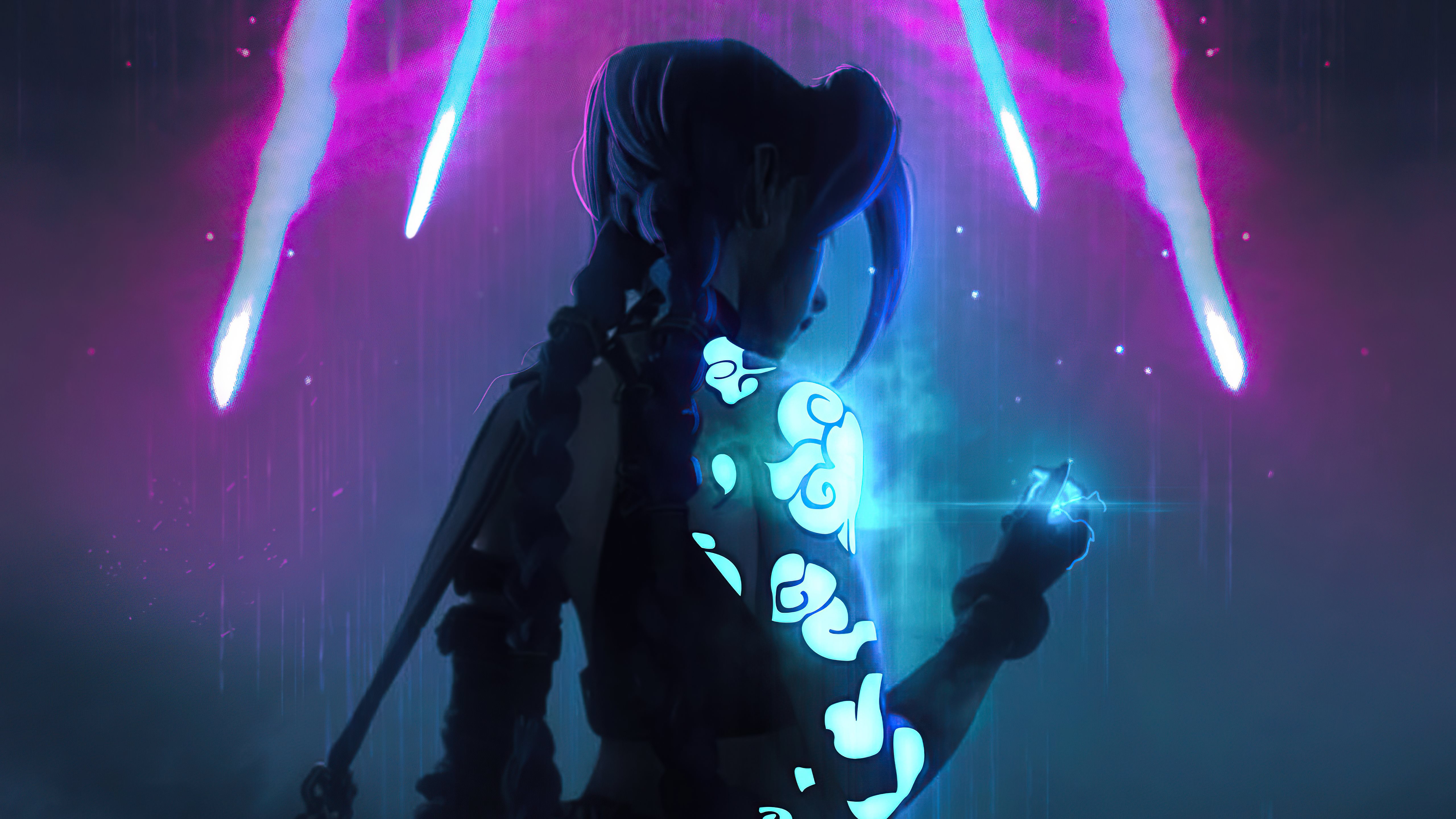 Jinx League Of Legends 5K Hd Arcane Wallpapers