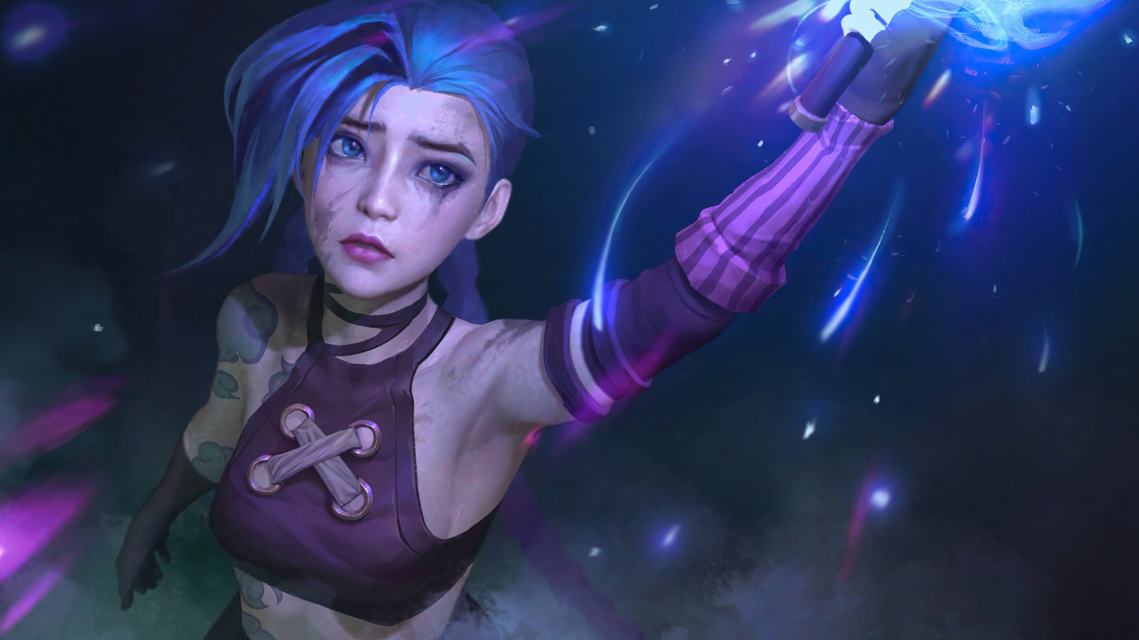 Jinx League Of Legends 5K Hd Arcane Wallpapers