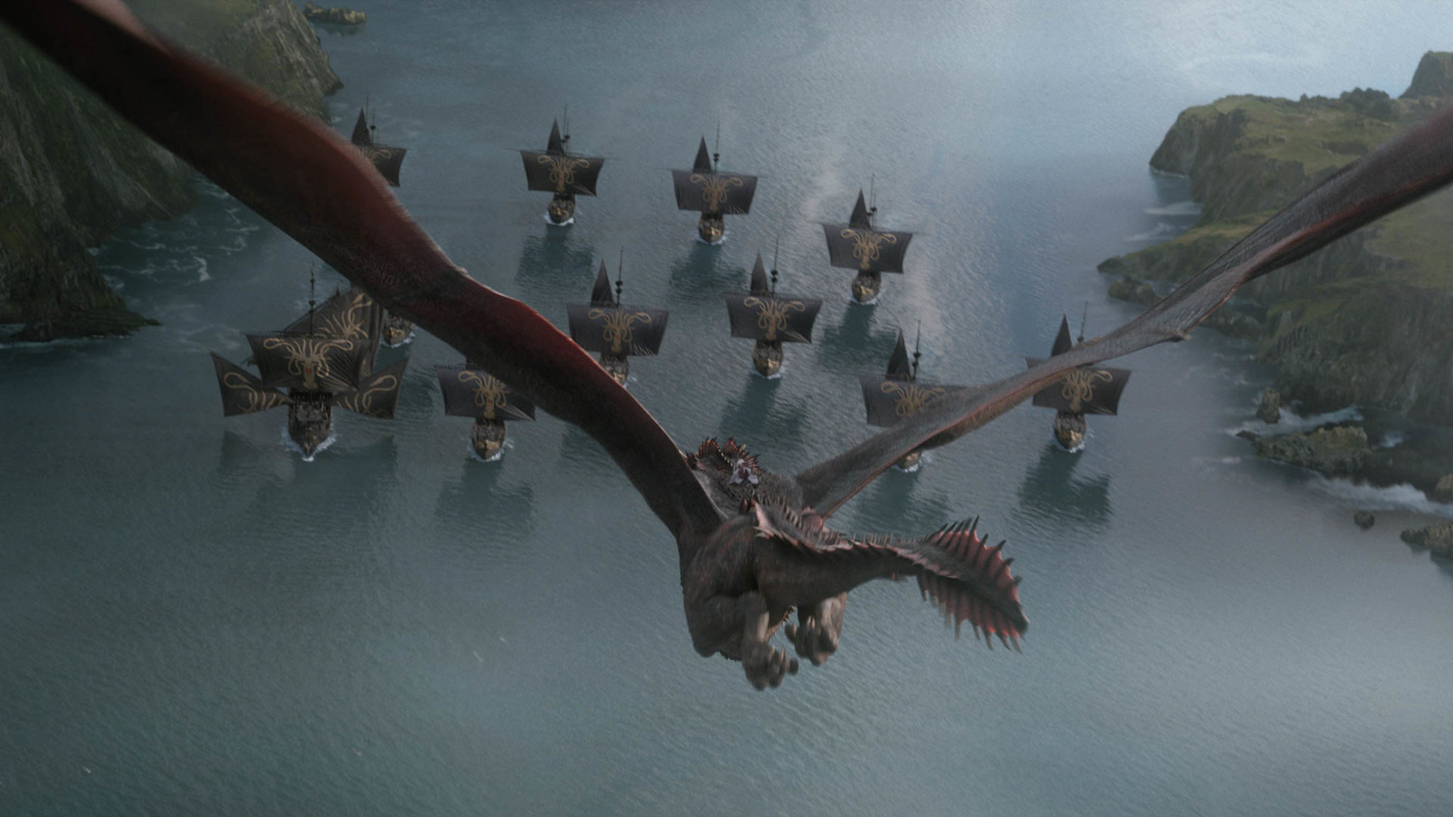 Jon Snow Flying Dragon Image Wallpapers