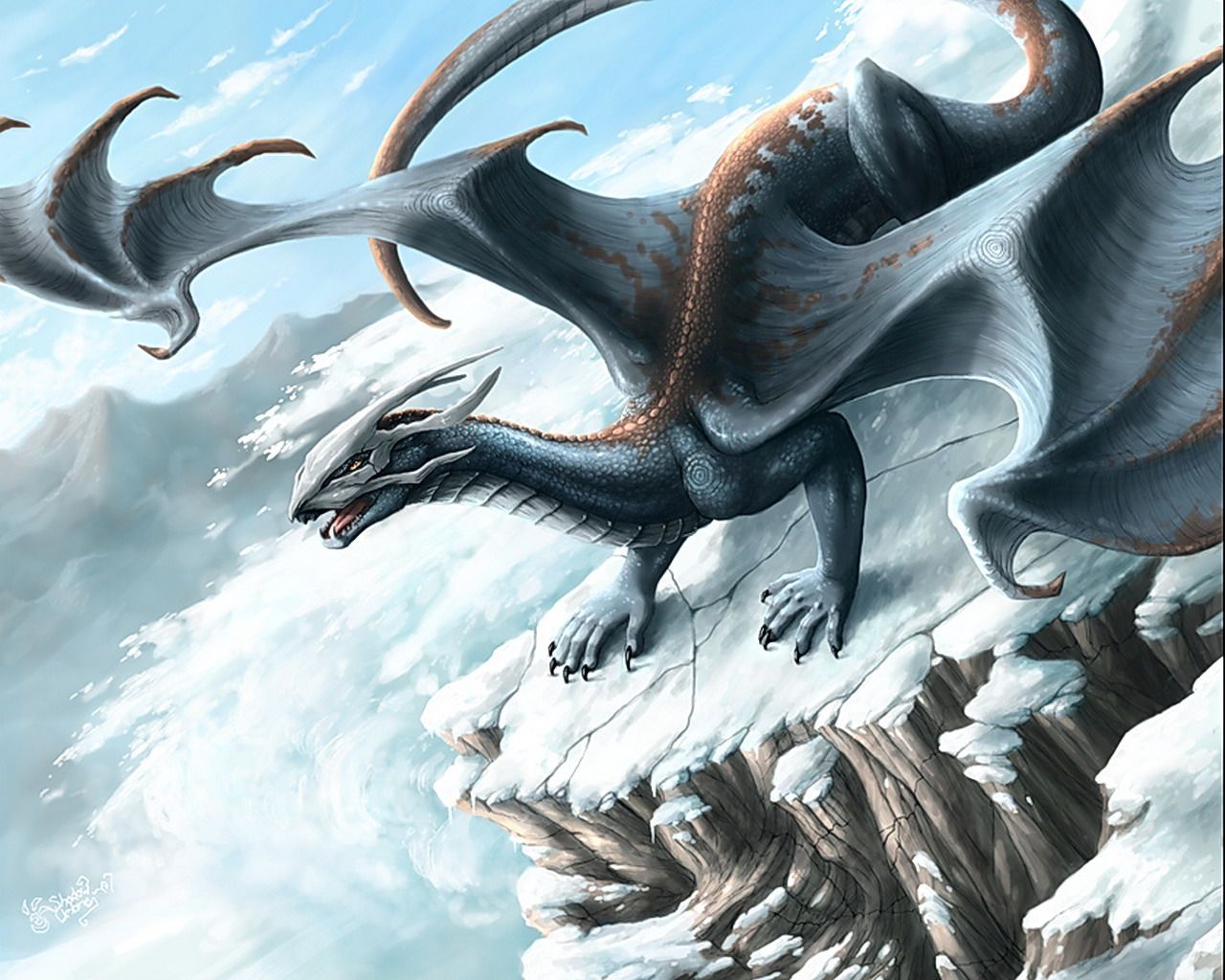 Jon Snow Flying Dragon Image Wallpapers