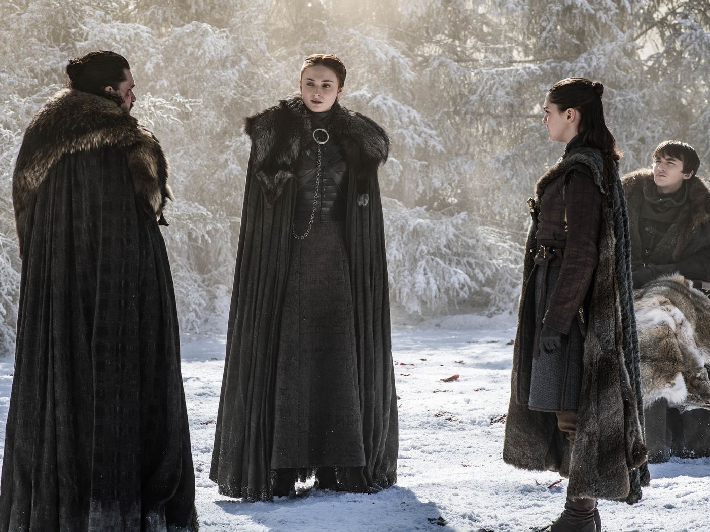 Jon Snow Meets Arya Stark  In Got Season 8 Wallpapers