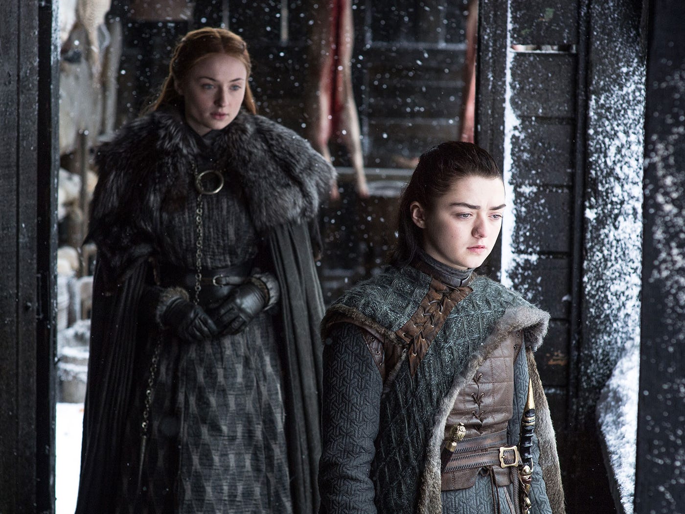 Jon Snow Meets Arya Stark  In Got Season 8 Wallpapers