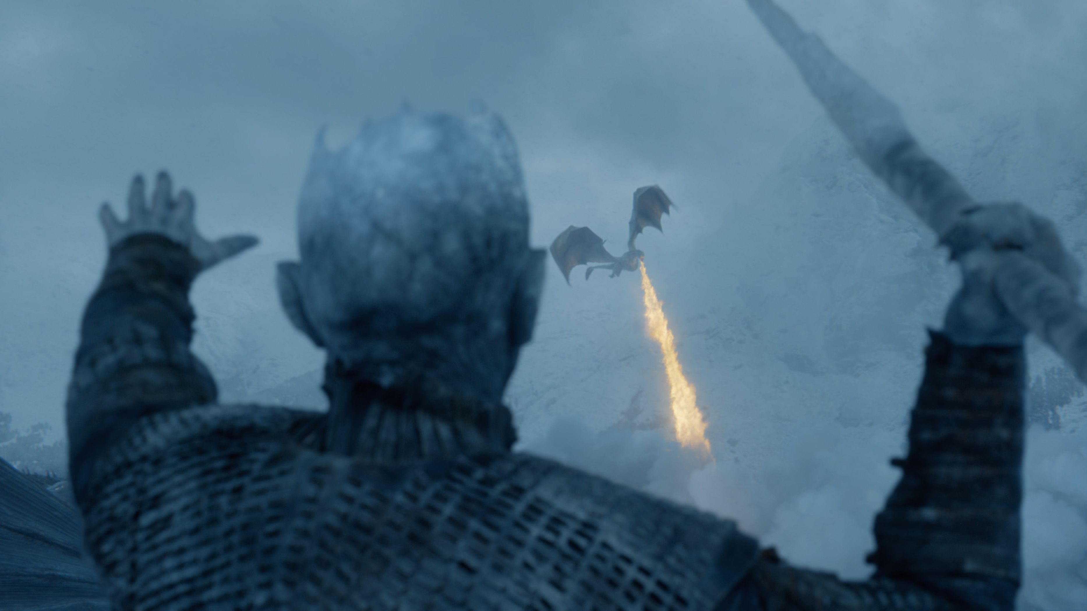 Jon Snow Vs Night King Dragon Wallpapers