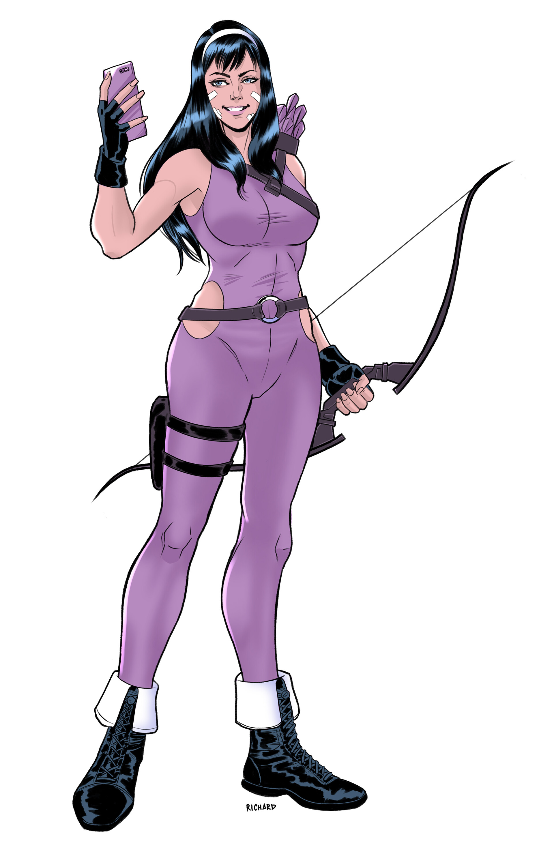 Kate Bishop Hawkeye Poster 4K Fanart Wallpapers