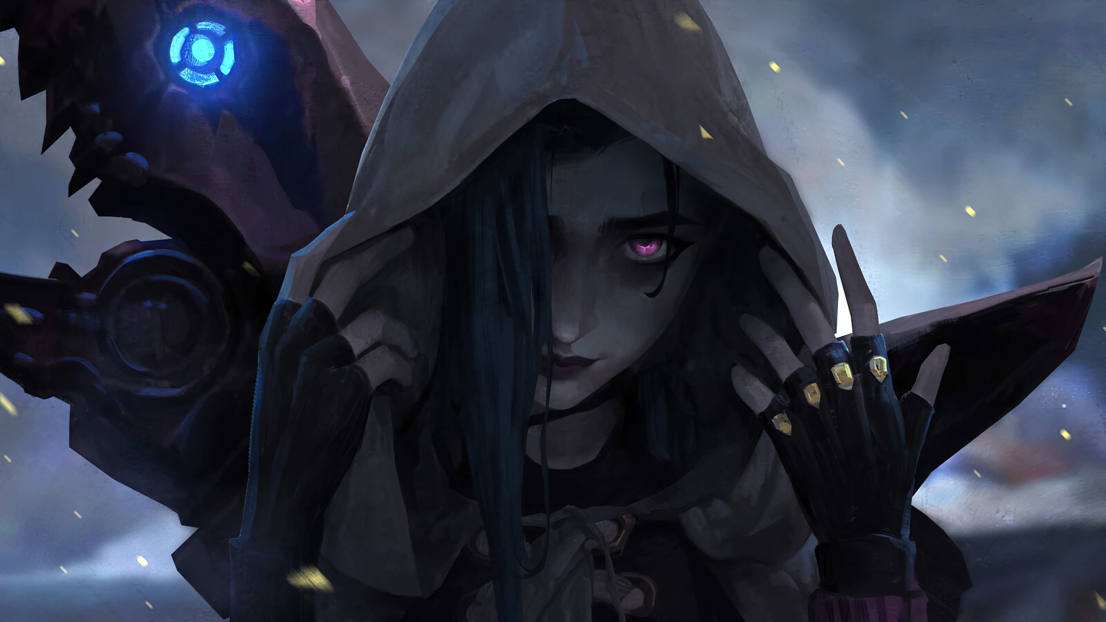 League Of Legends Arcane 4K Jinx Art Wallpapers