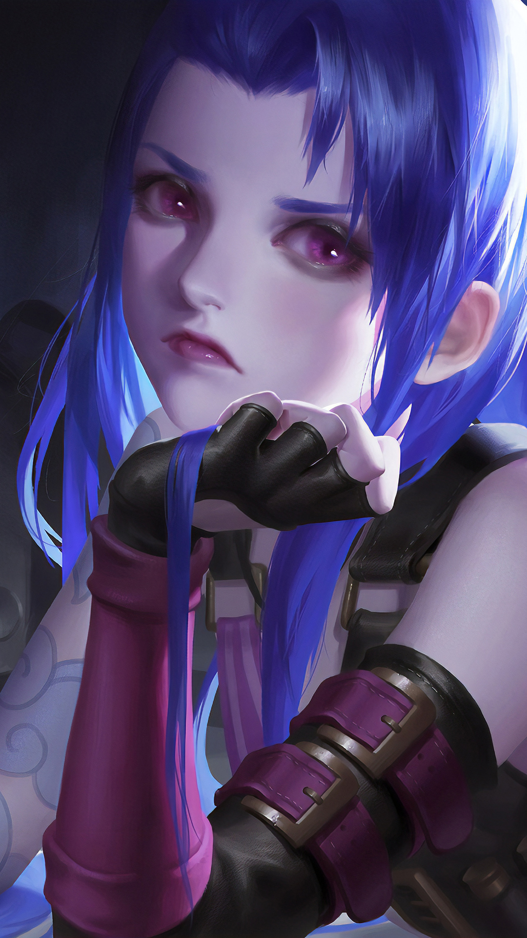 League Of Legends Arcane 4K Jinx Art Wallpapers