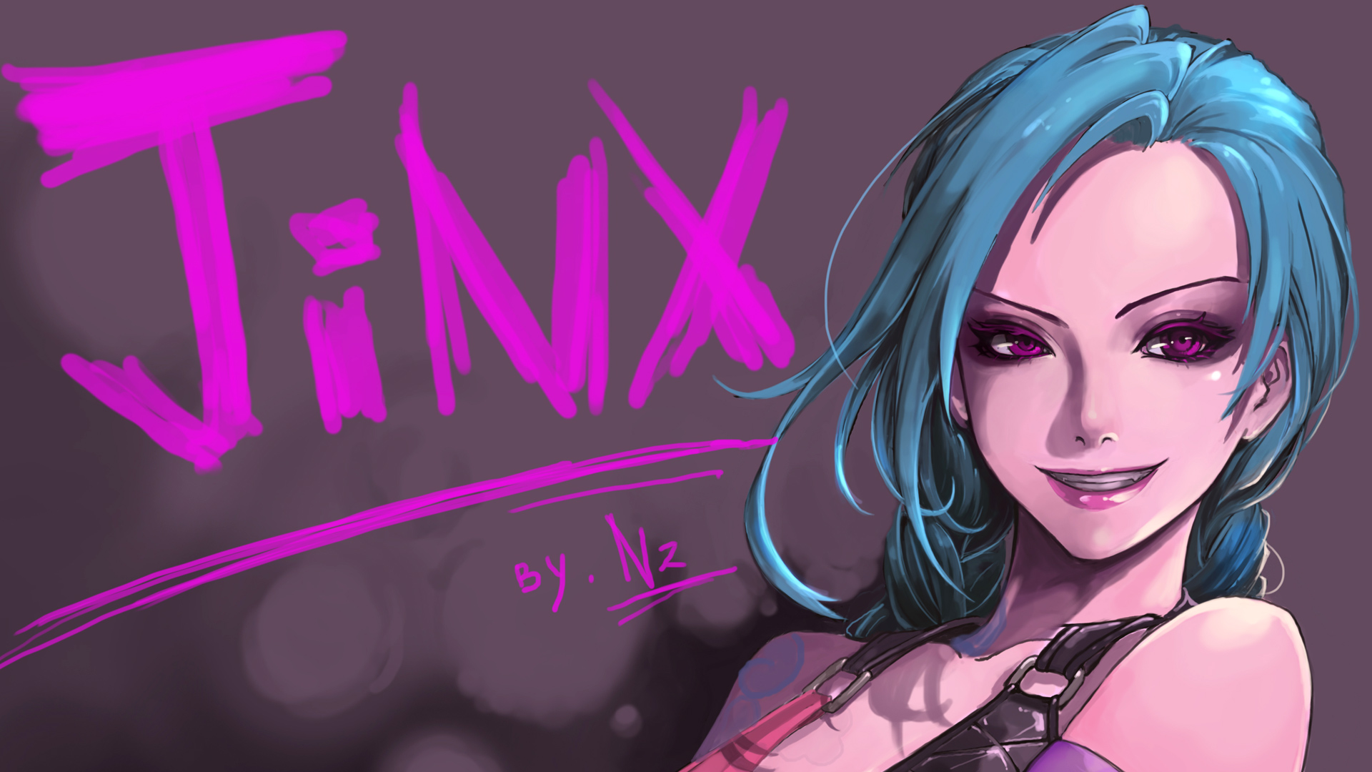 League Of Legends Arcane 4K Jinx Art Wallpapers