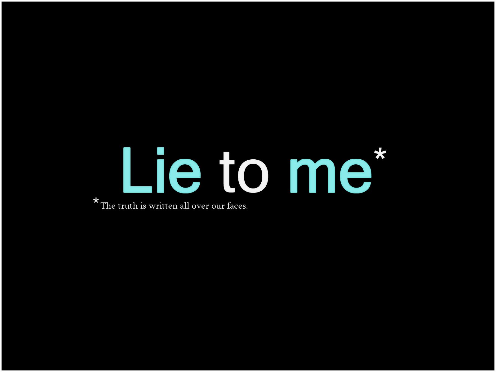 Lie To Me Wallpapers