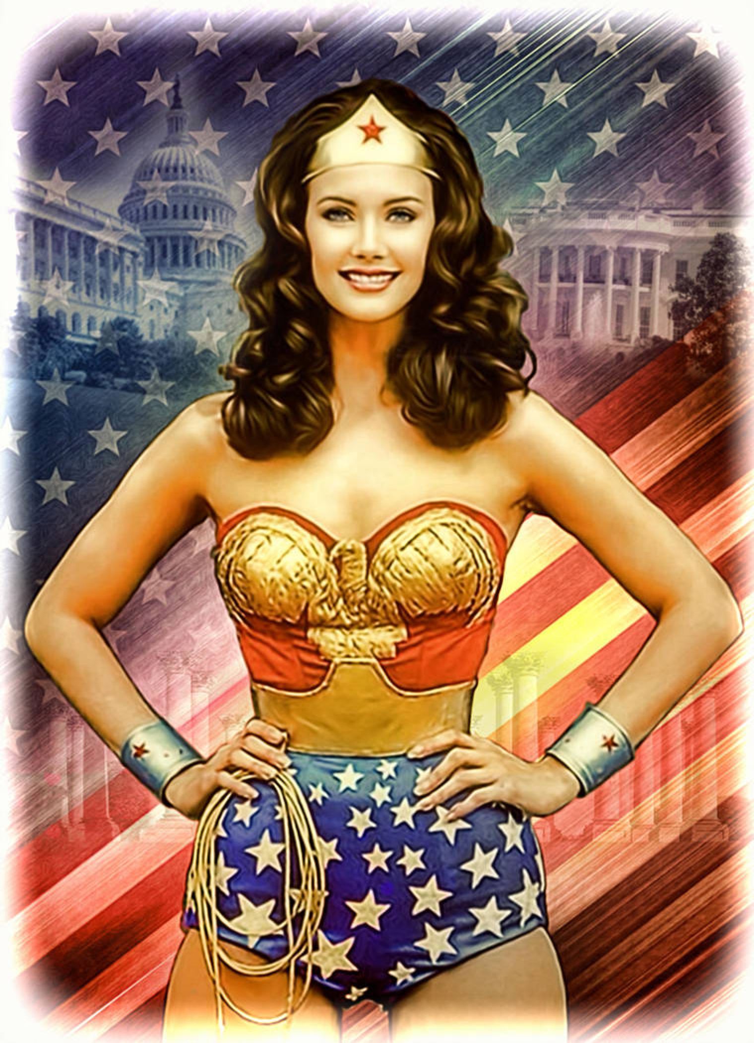 Lynda Carter As Wonder Woman Wallpapers